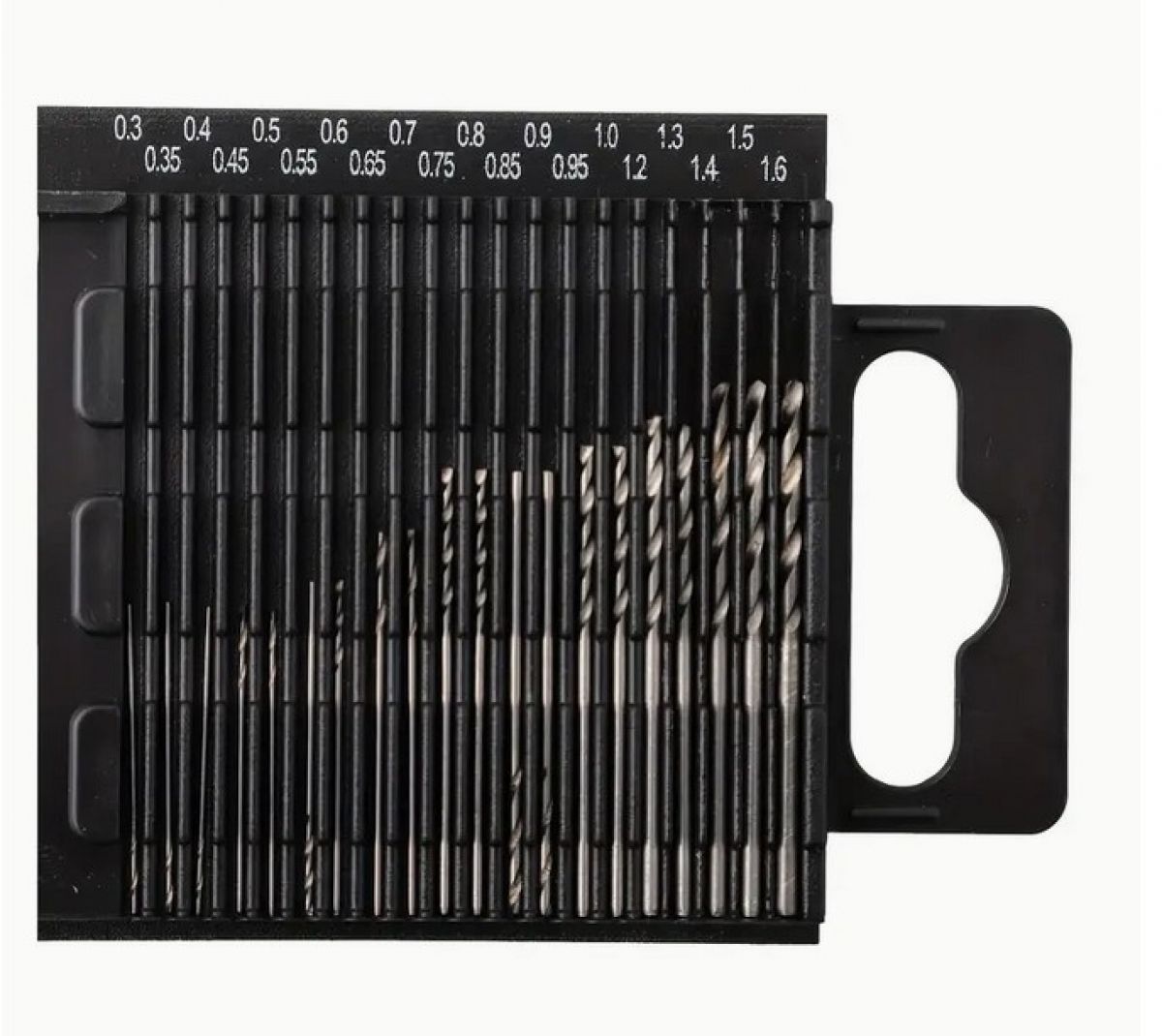 Minipuuride komplekt HSS , 20 tk. 0,3–1,6 mm