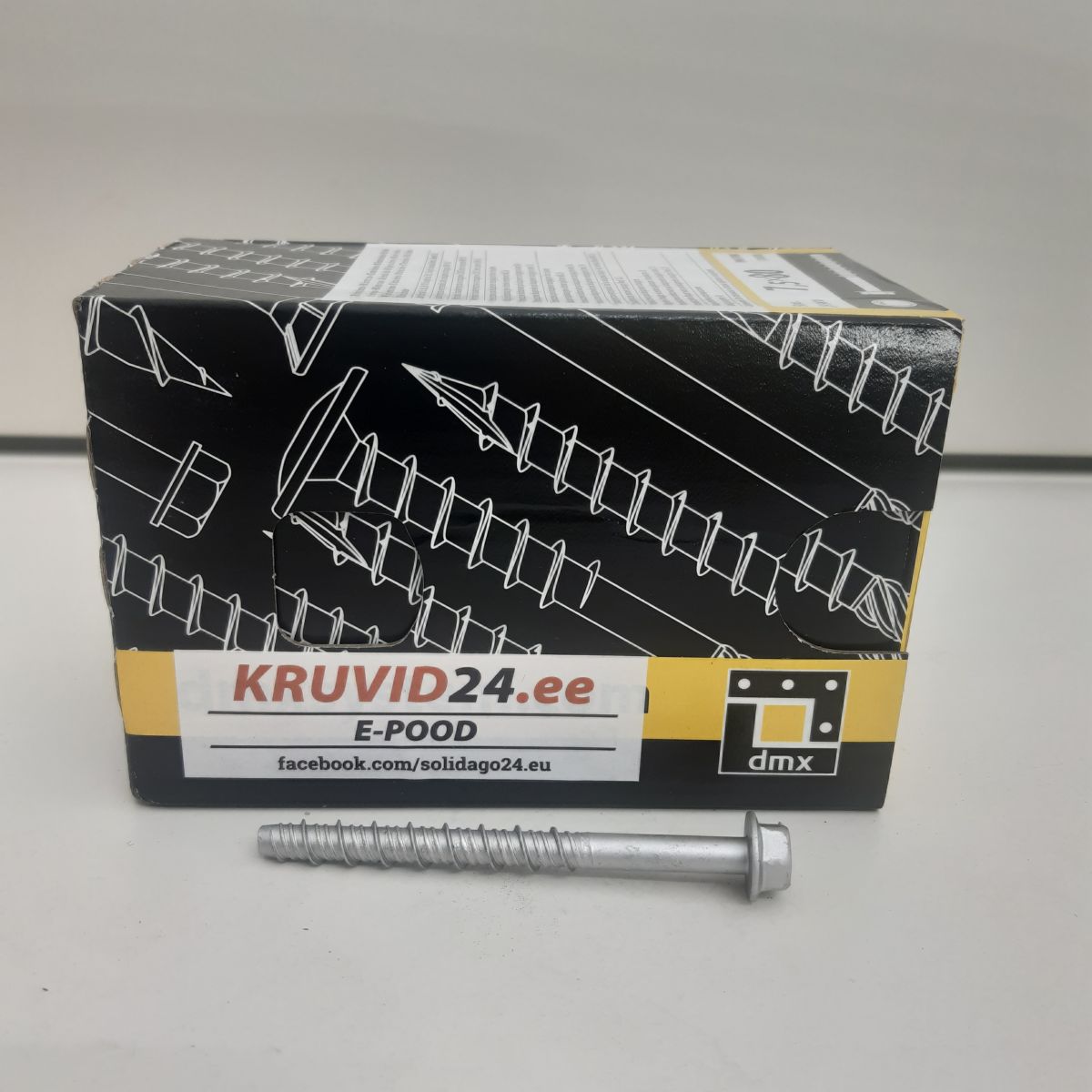 Шурупы по бетону 7,5 x 60 50 шт/пачка Domax