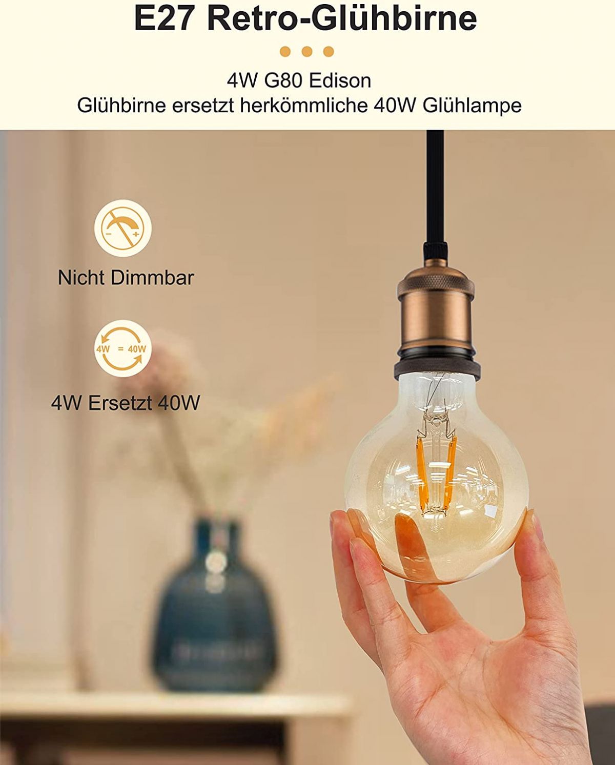 Led lamps Fulighture E27 (2pcs)