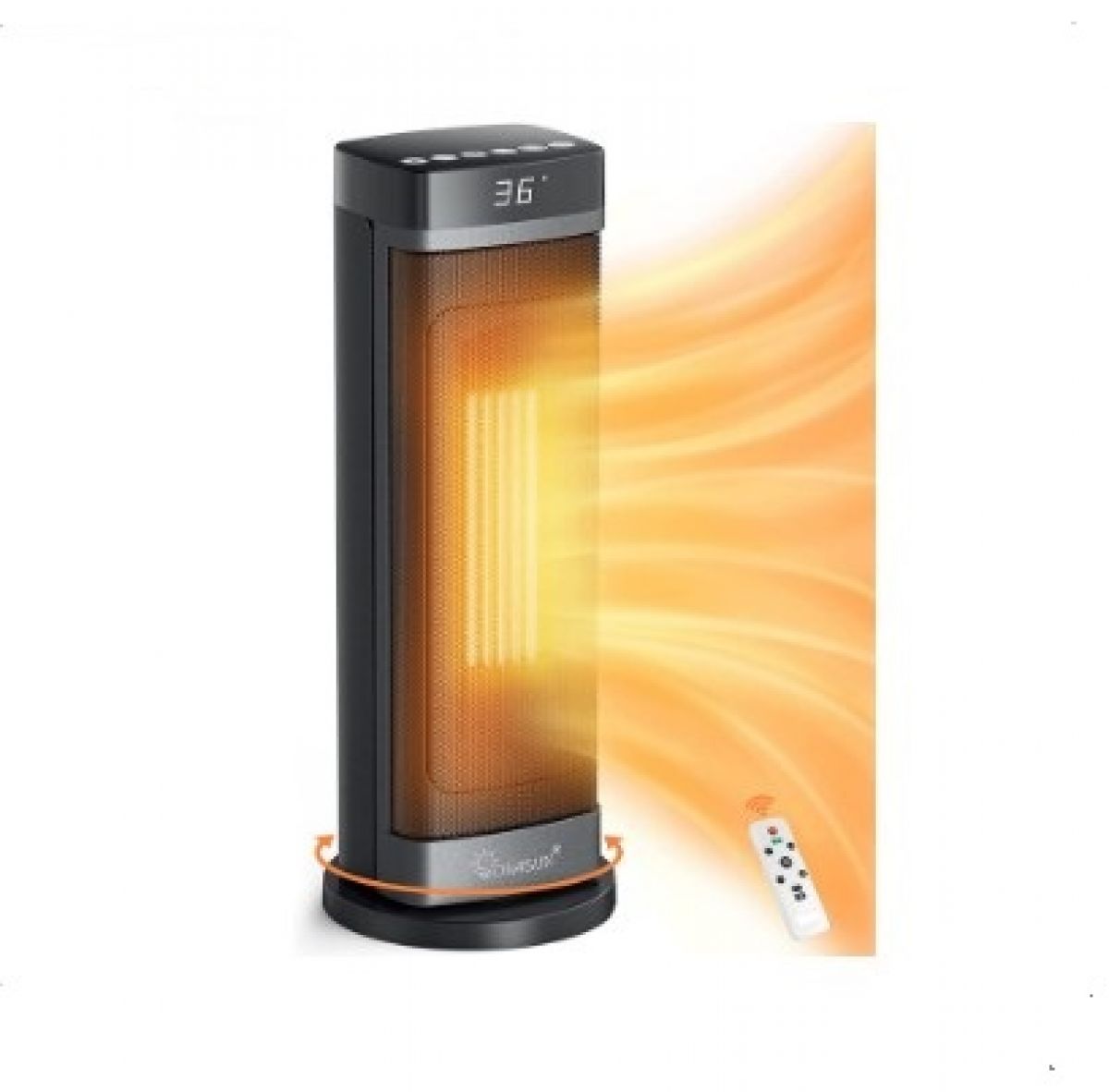 SON4SUN Fan Heater Energy Saving Quiet 2000 W