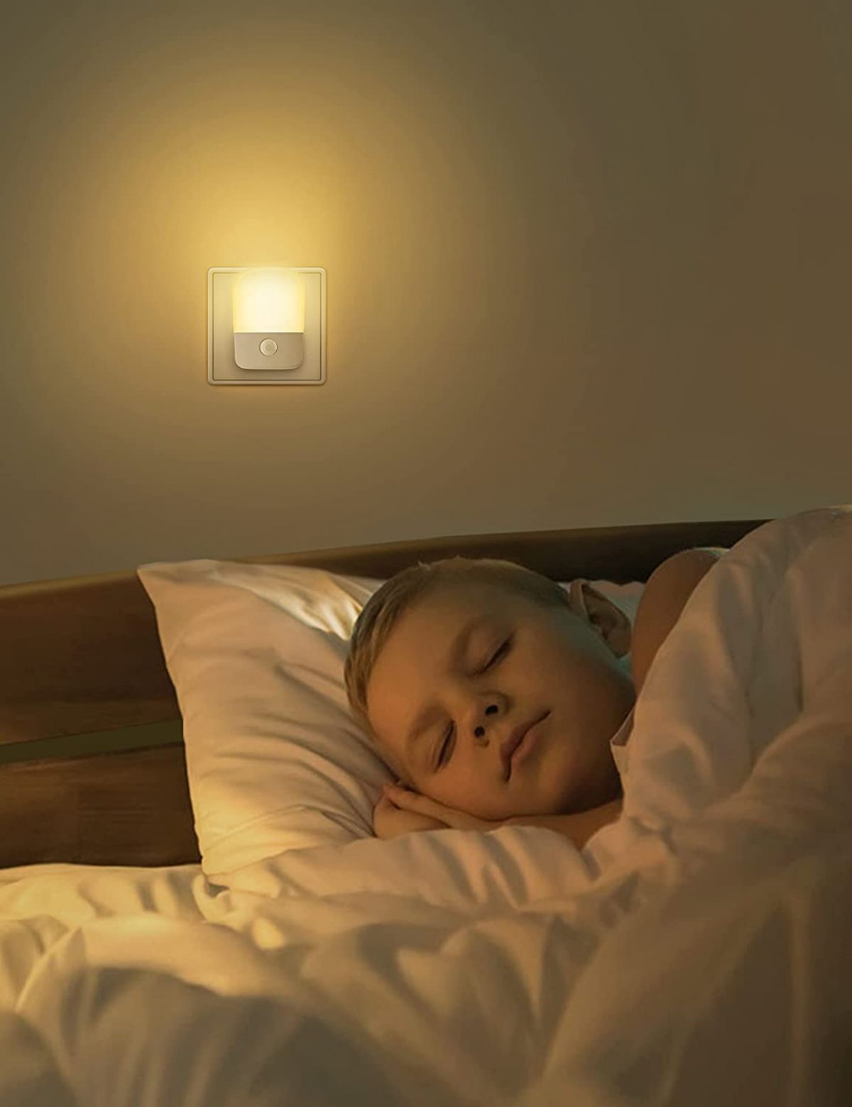 LED night light with sensor 0.6 W, Fulighture ( 2pcs )