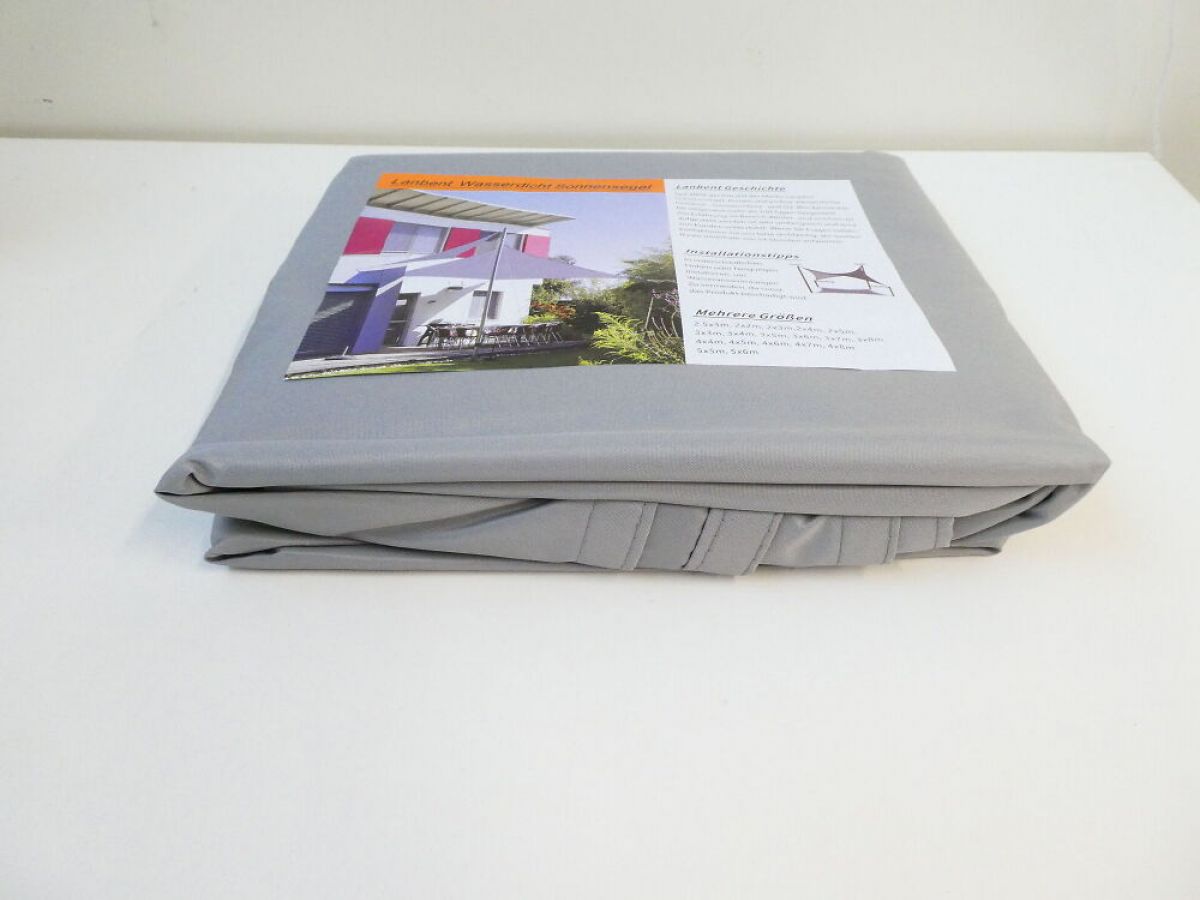 Lanbent waterproof sun visor 4×5 m, gray
