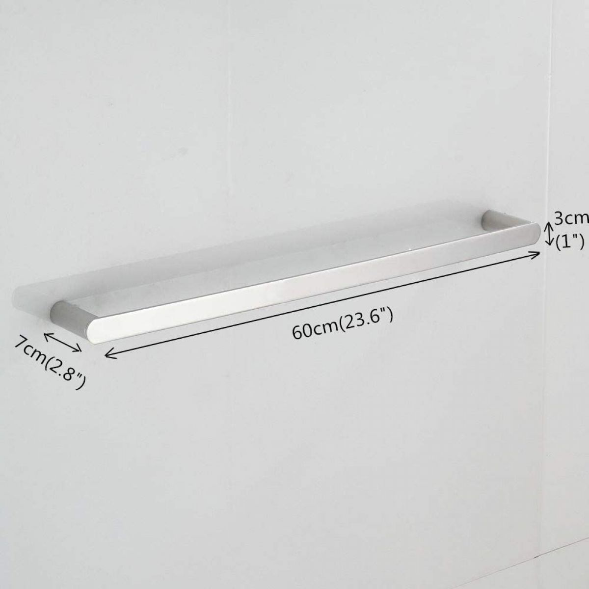 Wall Mounted Towel Rail 60cm