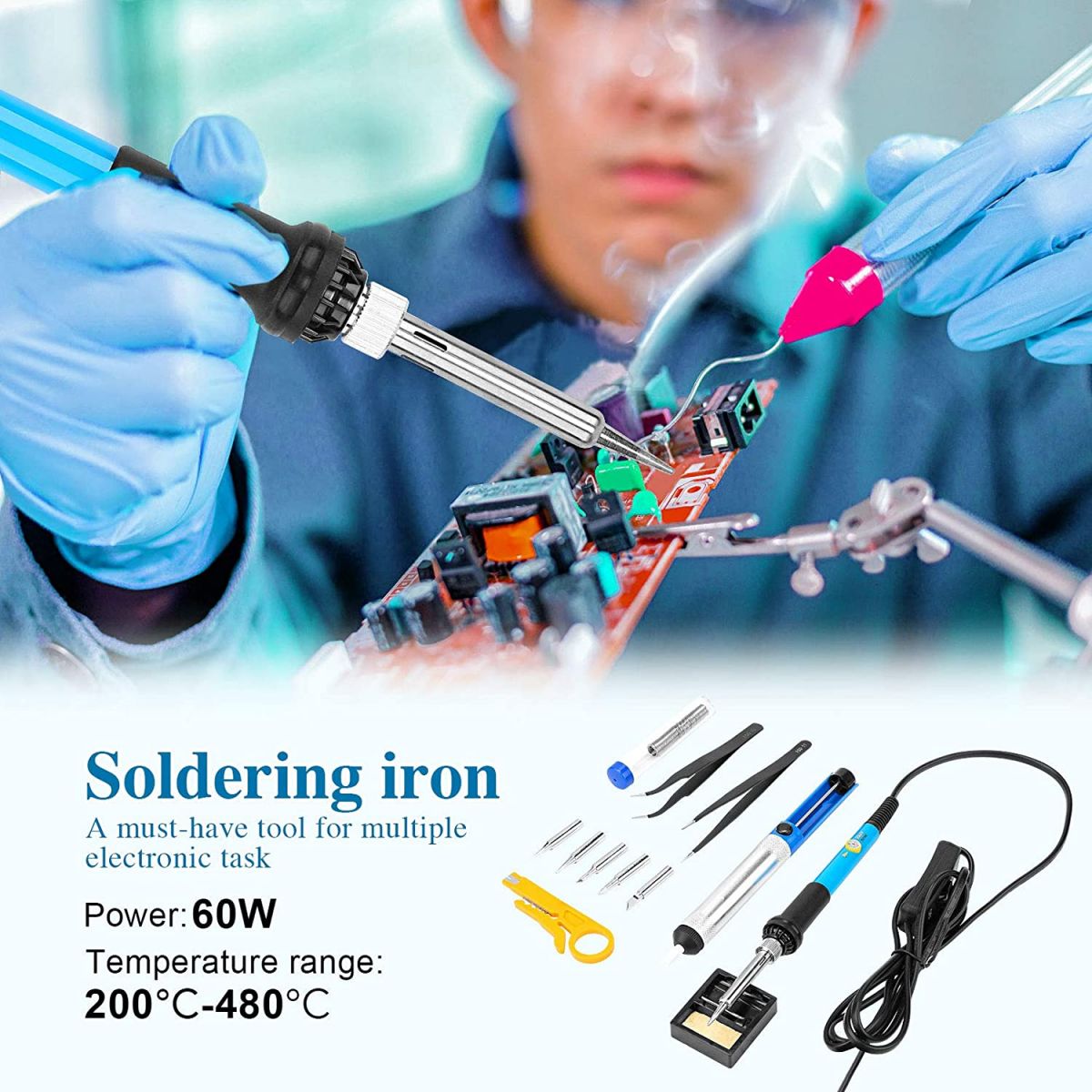 Soldering iron 13-piece set