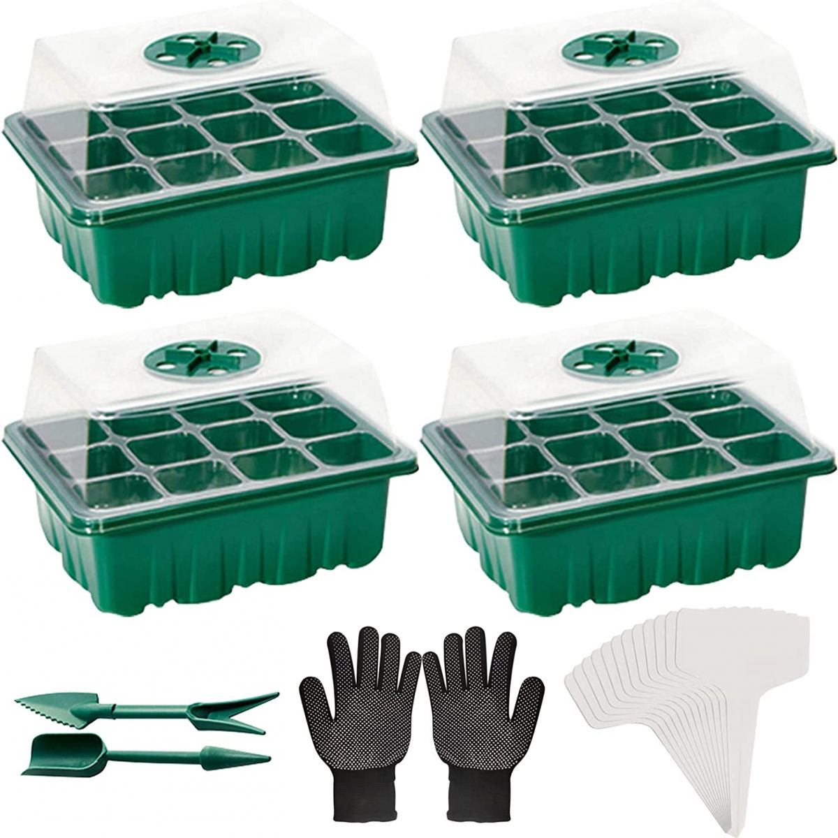 Plastic trays for growing seedlings (4 pcs.)