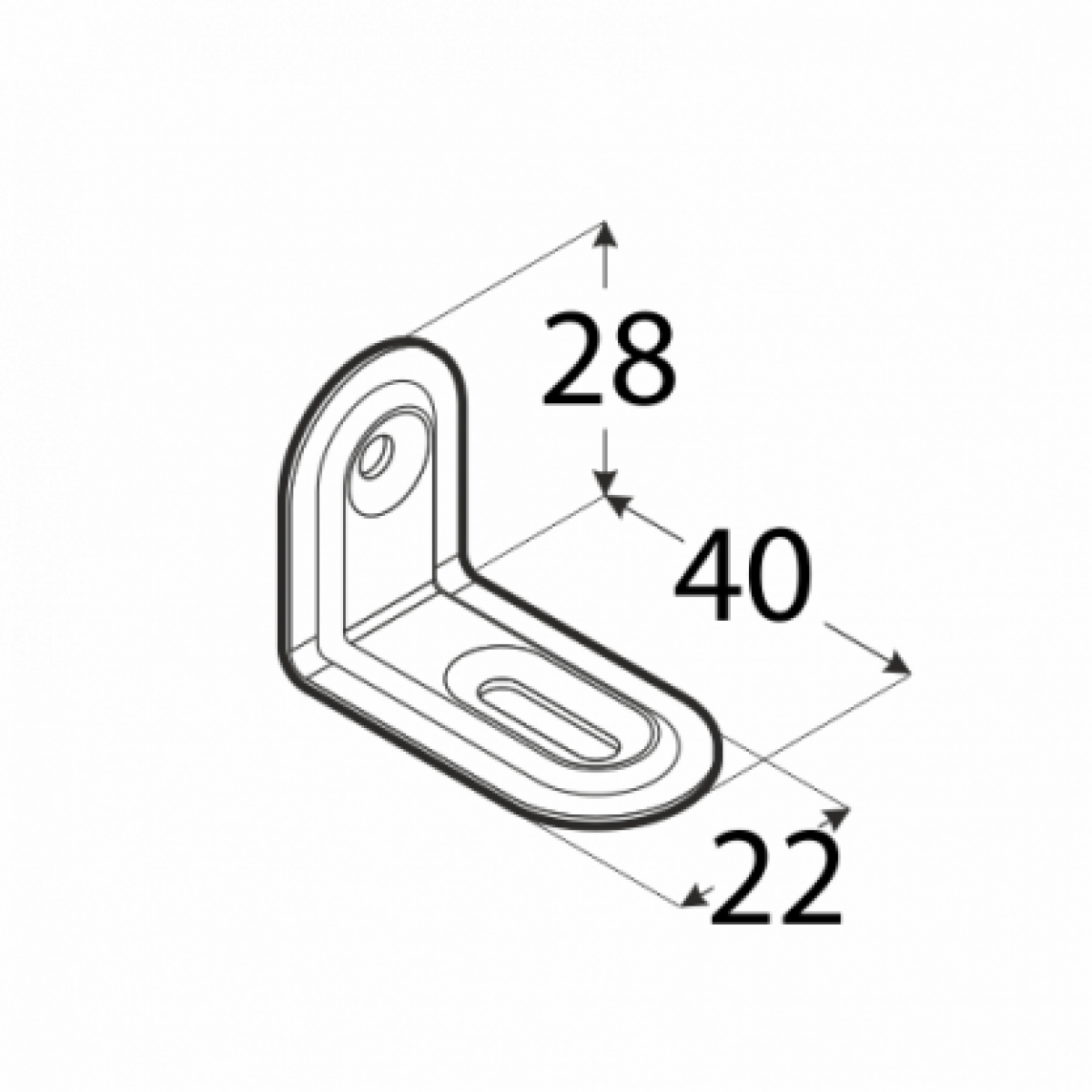 FKS Furniture angle bracket