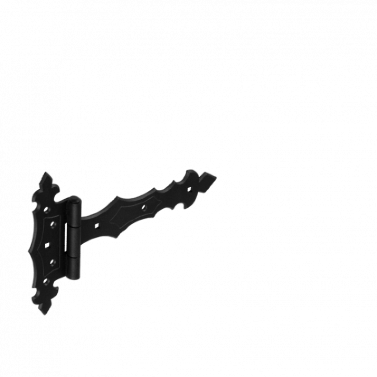 ZBD Decorative gate hinge black