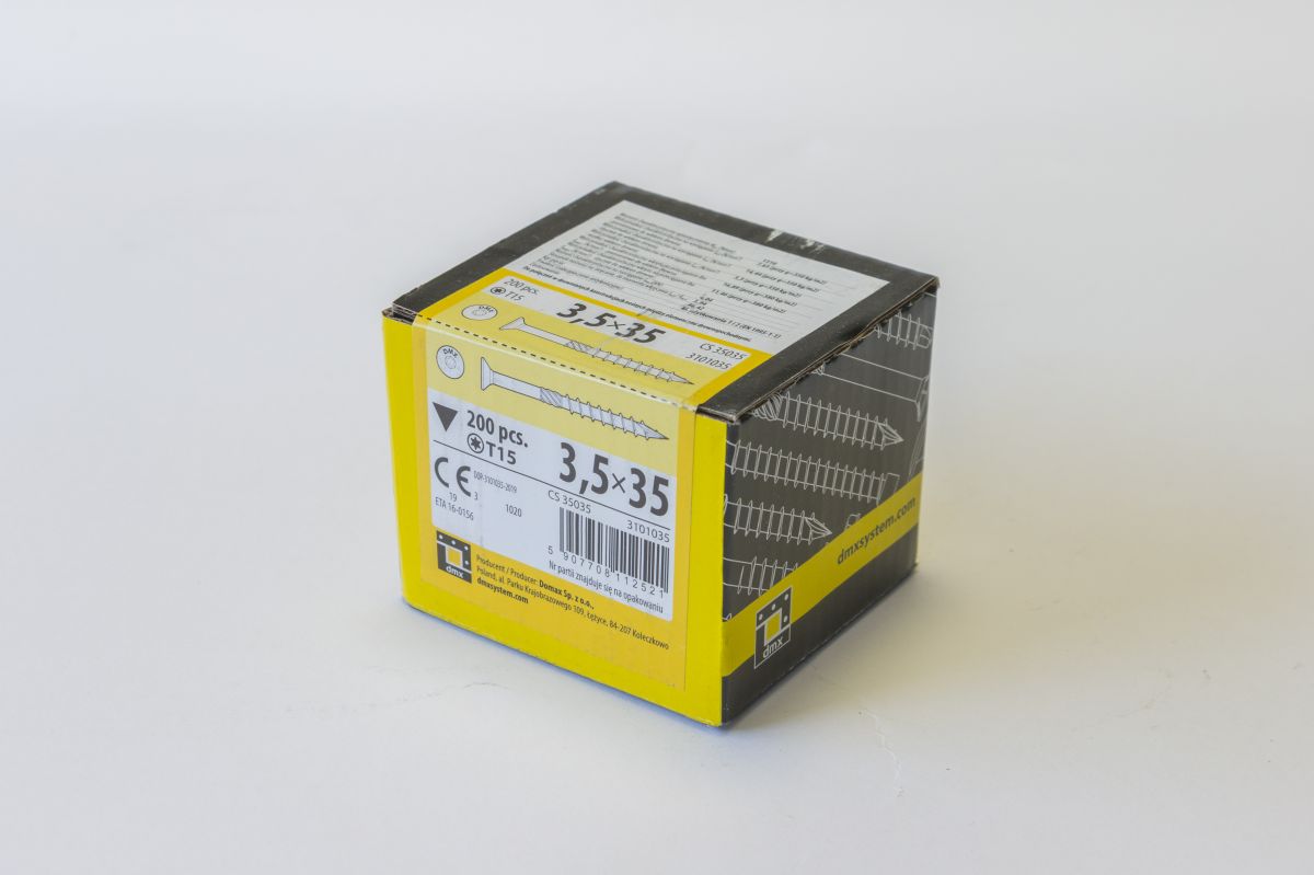 Puidukruvi CS 3,5×35 200tk/pakk TORX T15