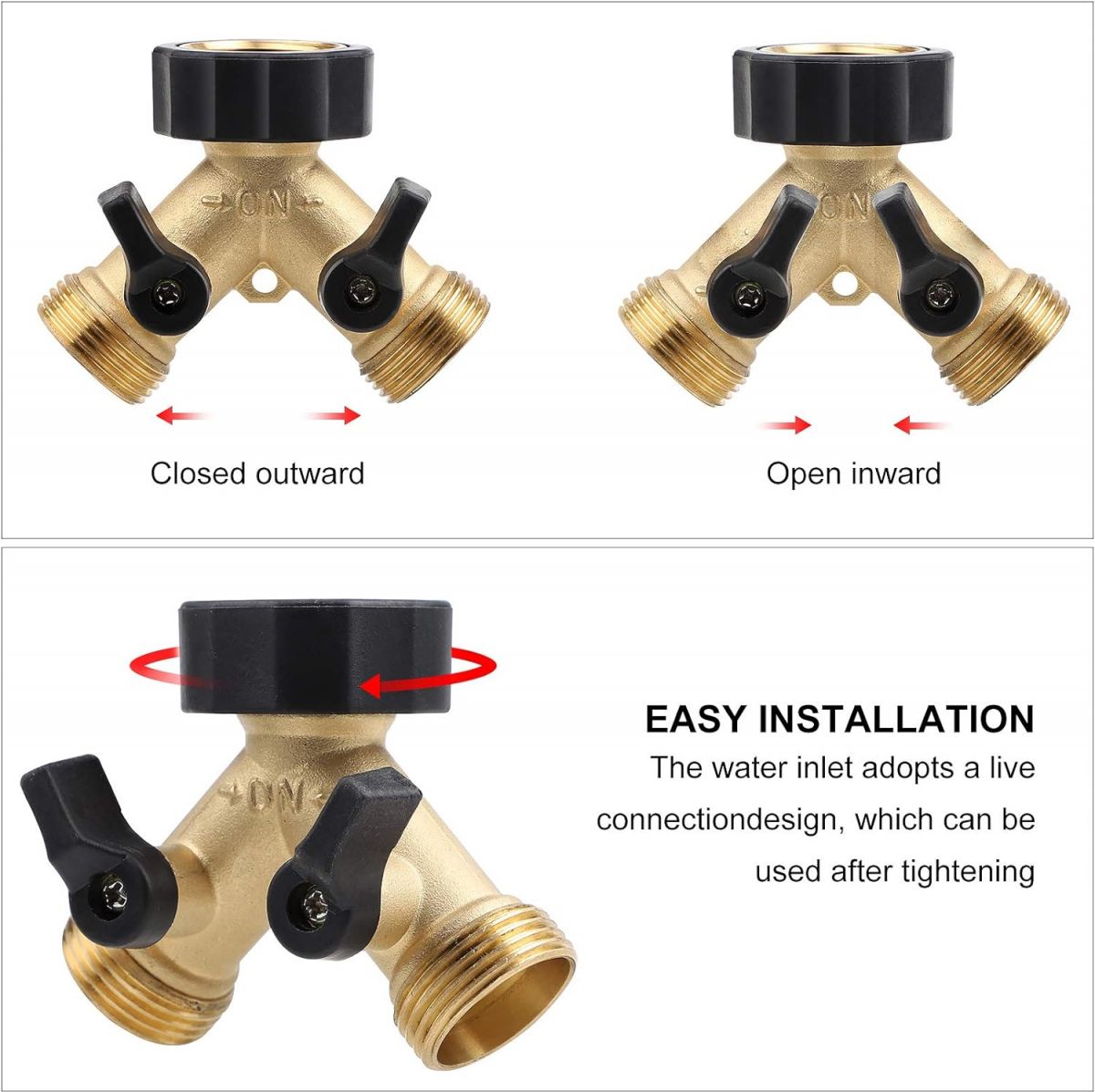 CPROSP 2-Way Y-Splitter 3/4 Inch