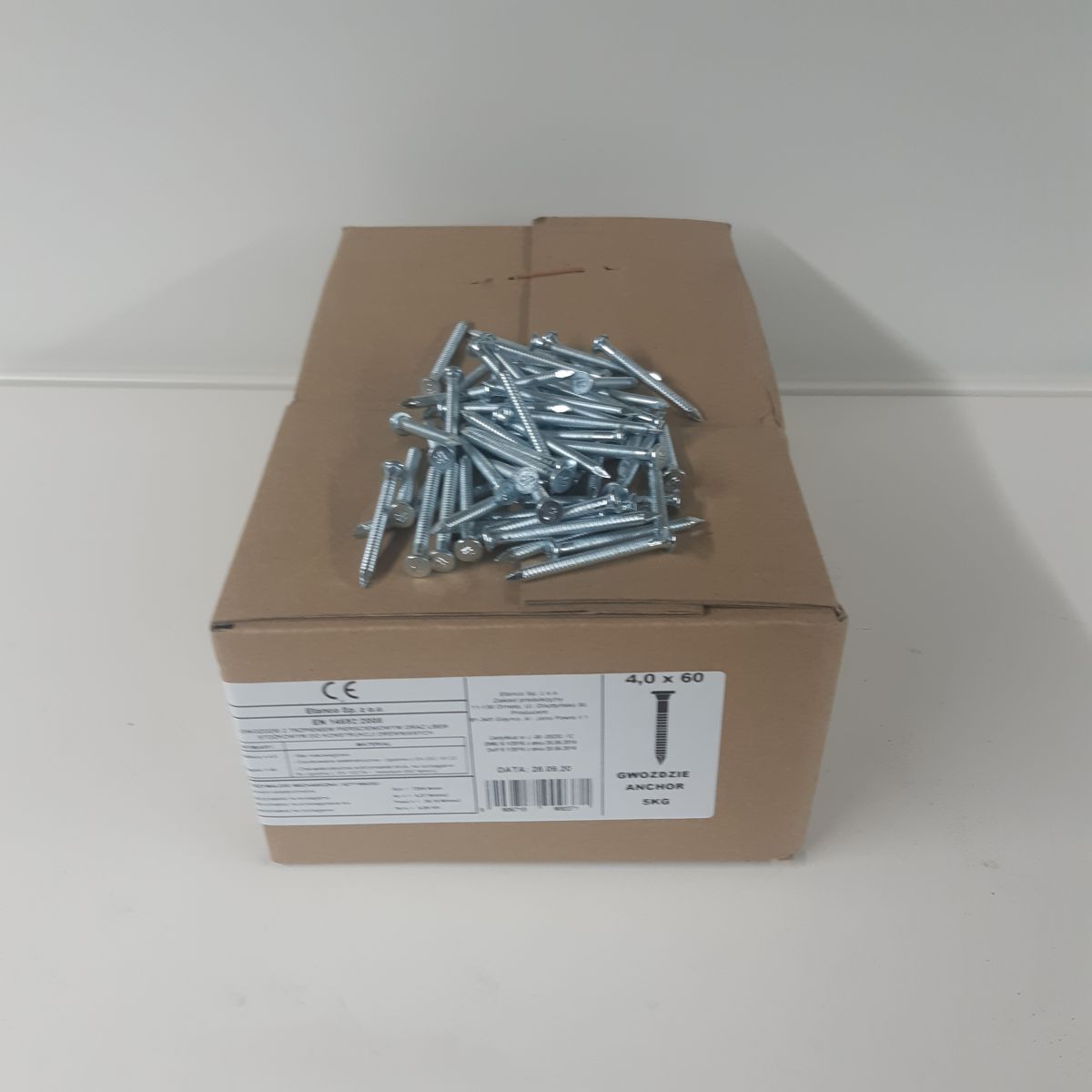 SCREWS, ANCHOR NAILS, STRIP NAILS ANG 4,0x40 150tk/pakk 