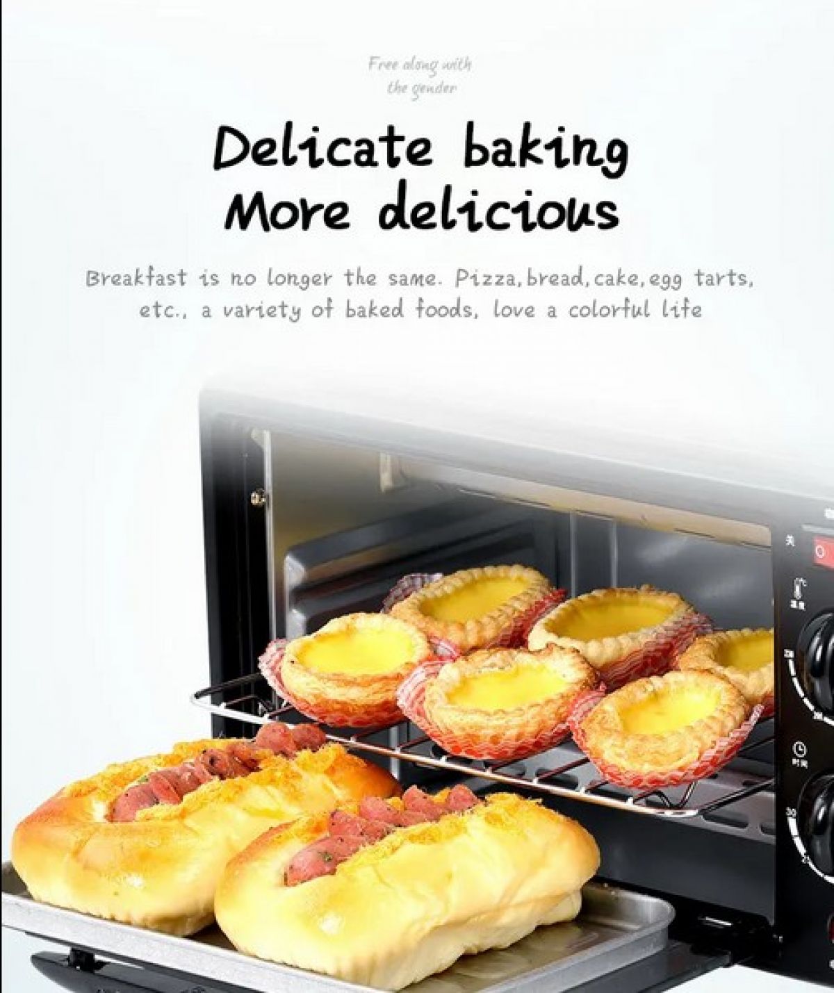 Multifunctional 3-in-1 breakfast appliance