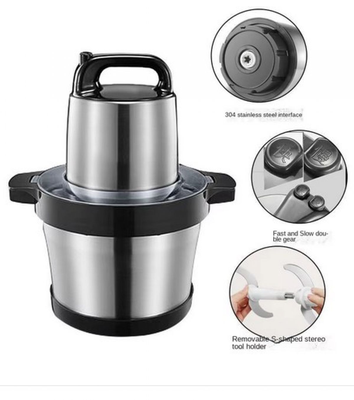 Food processor, meat grinder 6 l