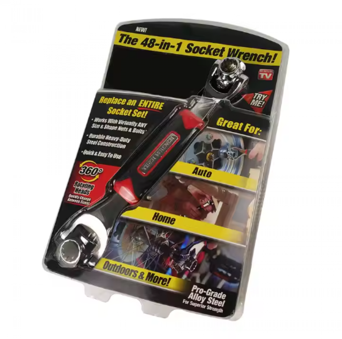 Universal 48-in-1 Multi-Function Wrench with 360