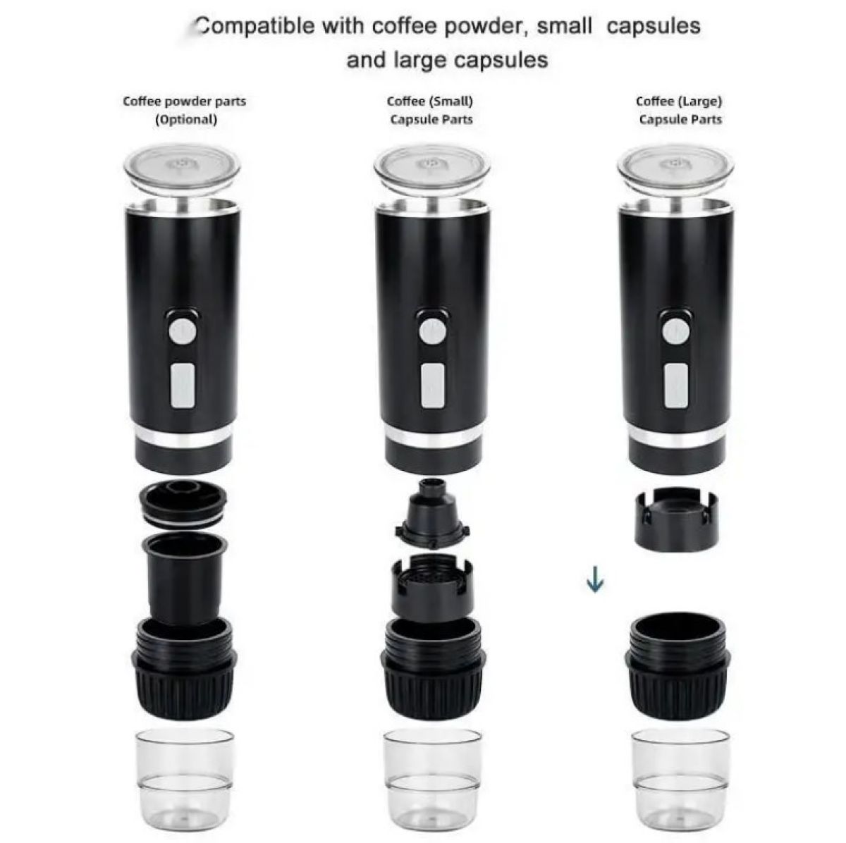 Portable coffee machine for travel