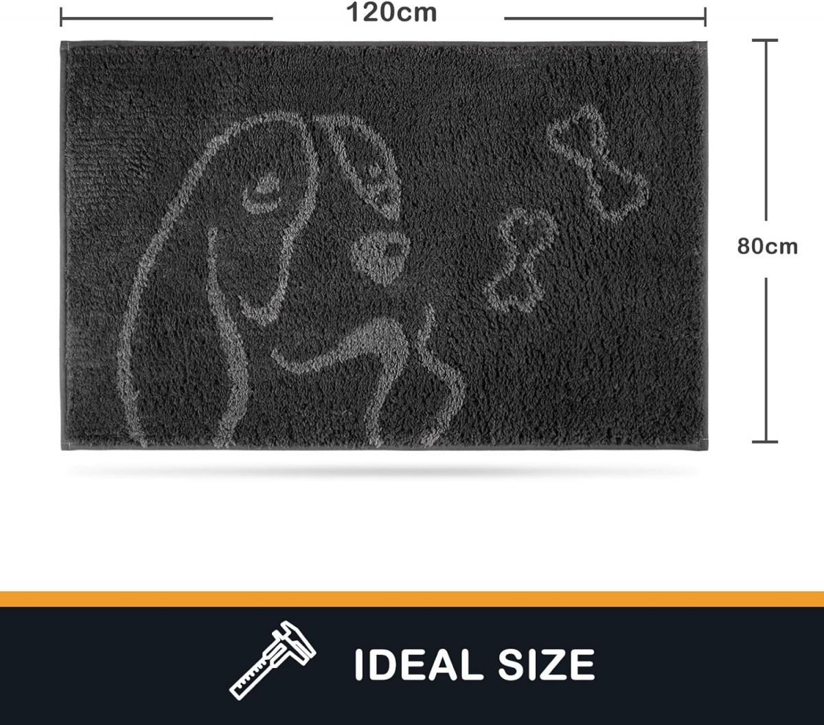 Door mat PURRUGS 80 x 120 cm