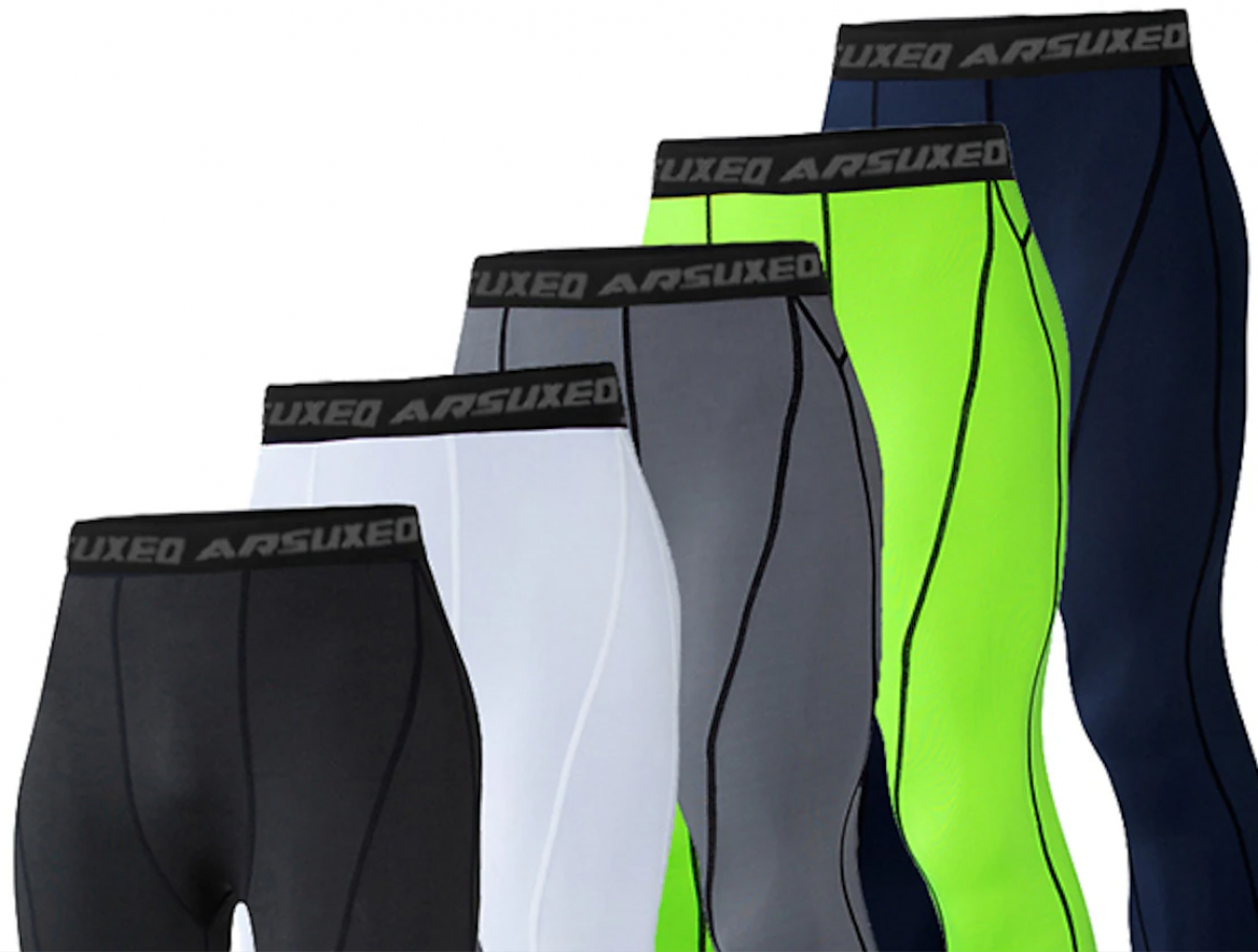 Arsuxeo Men Compression Pants