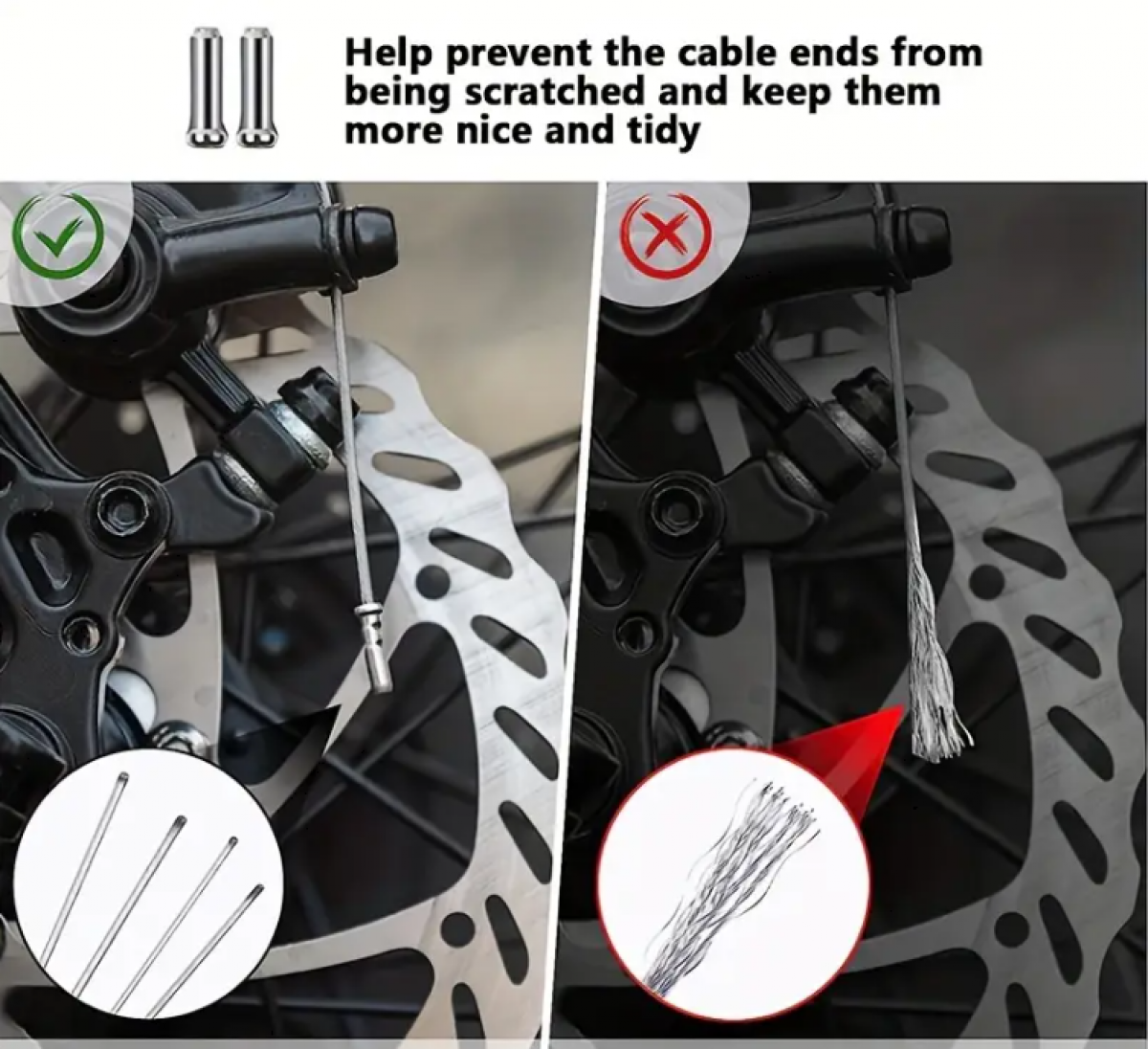 4 pcs. Brake Cable Road Bike