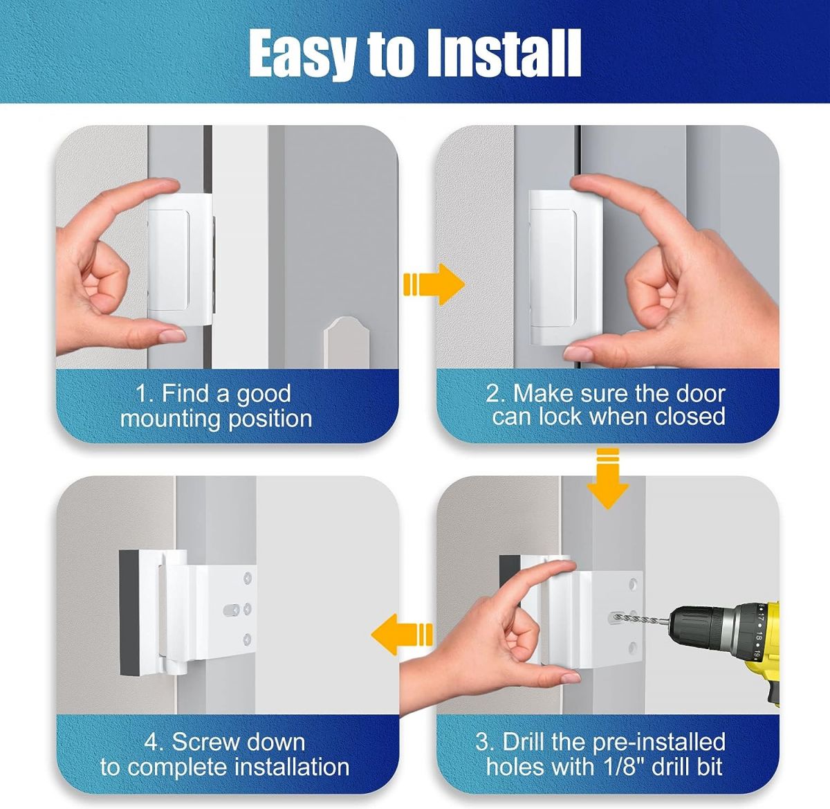 AceMining Door Reinforcement Lock