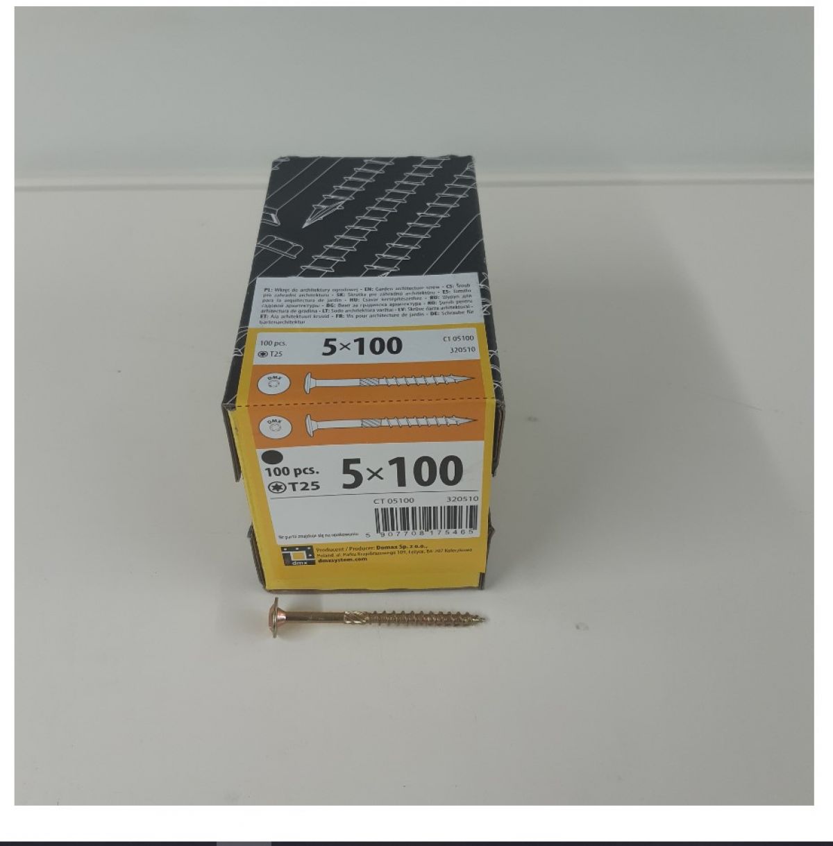 Шурупы по дереву с прессшайбой 6x100 100шт/пачка