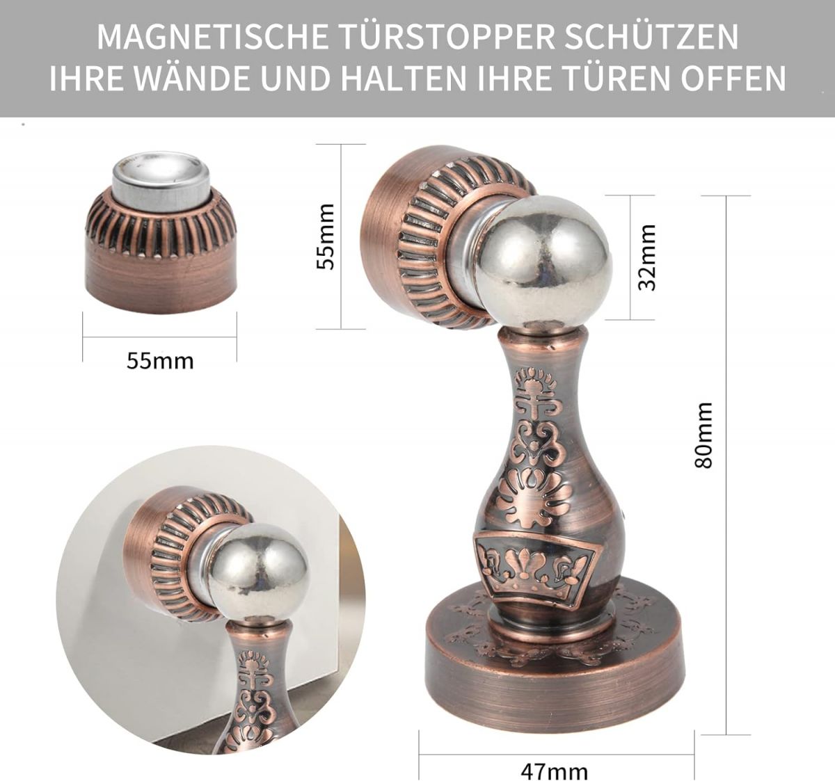 Ukse stopper DXJ, magnetiline