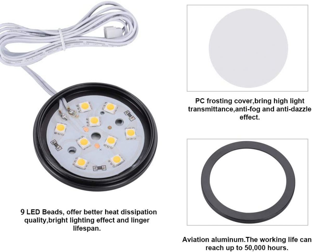 LED освещение, Набор из 6 светильников, 15 W