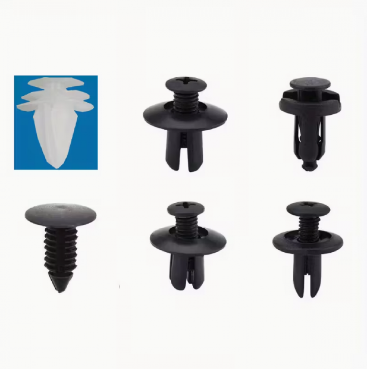 Набор зажимов для крепления автомобиля (100шт.)