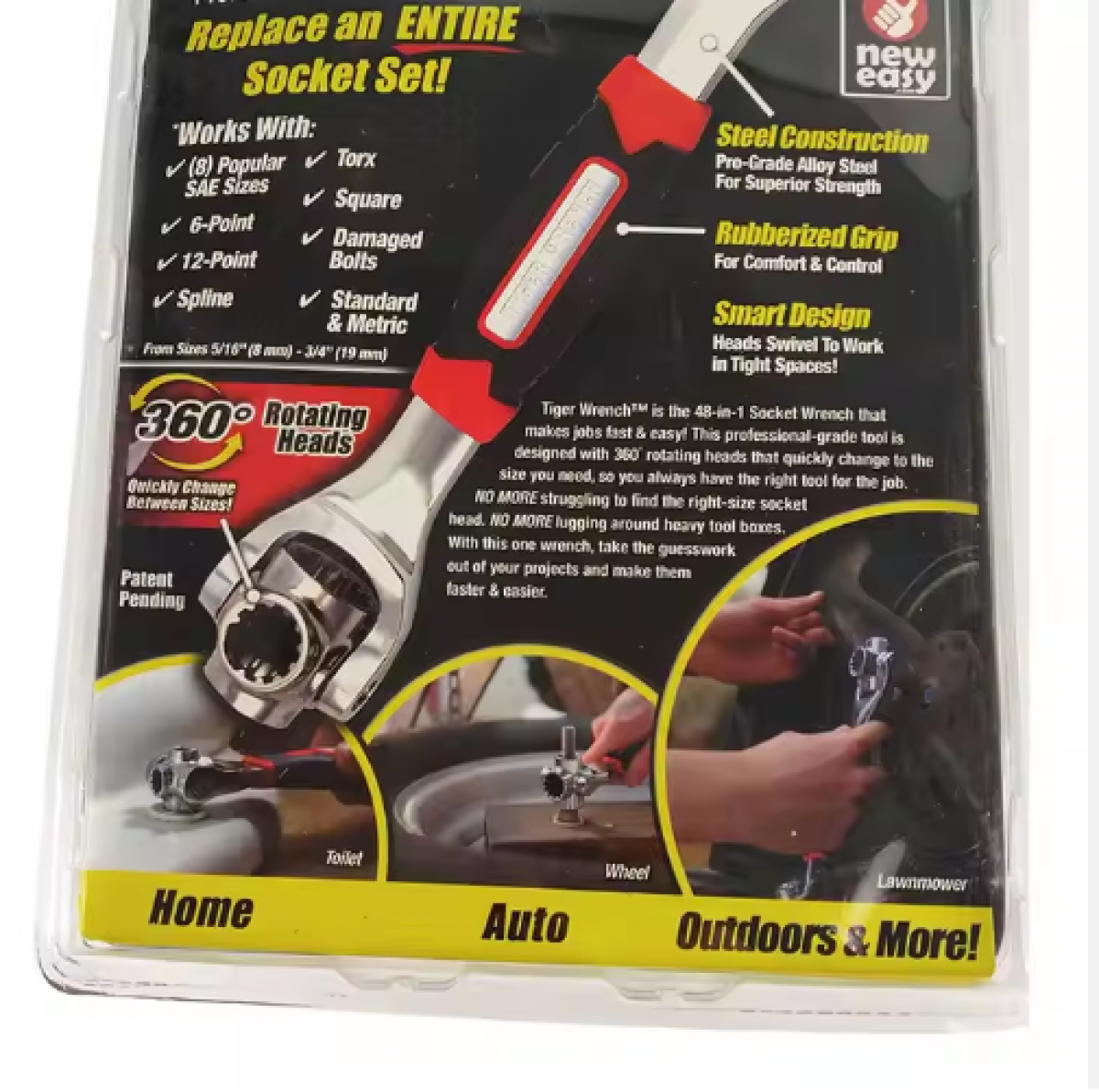 Universal 48-in-1 Multi-Function Wrench with 360