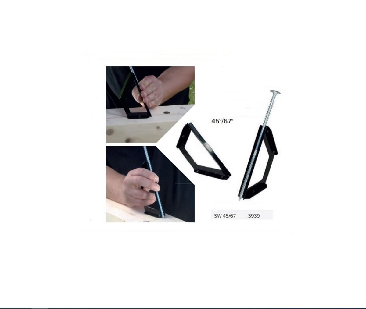 SW 45/67 Screw-in template for 45° / 67° angle