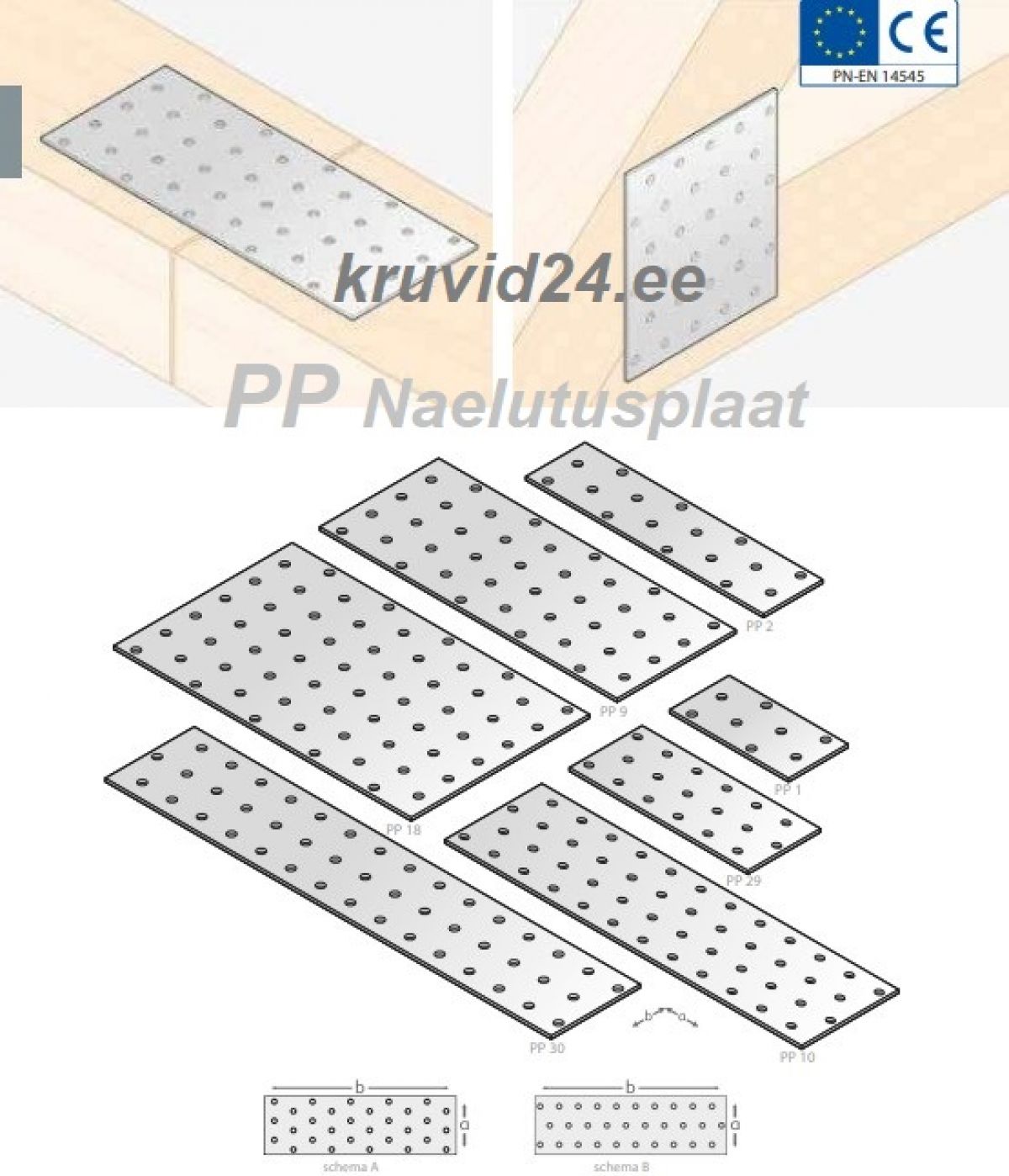 Perforated plate PP