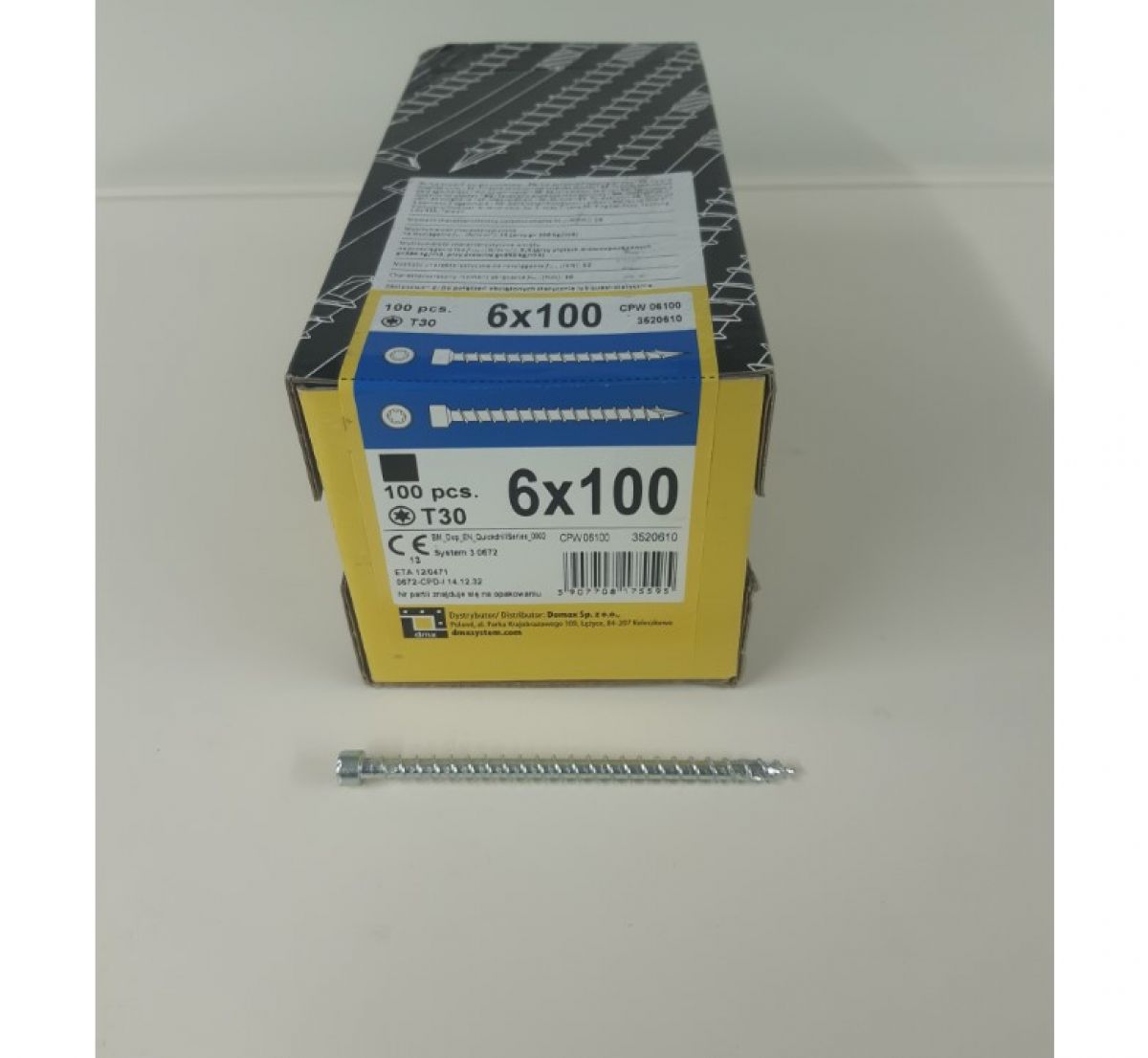 Шурупы по дереву CPW 6x120 100шт/пачка
