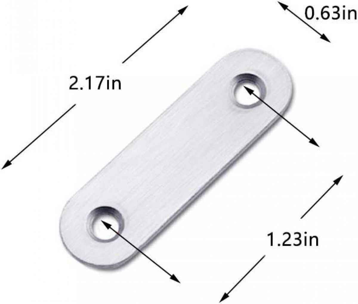 Nailing plate 55x16x2mm (40pcs)