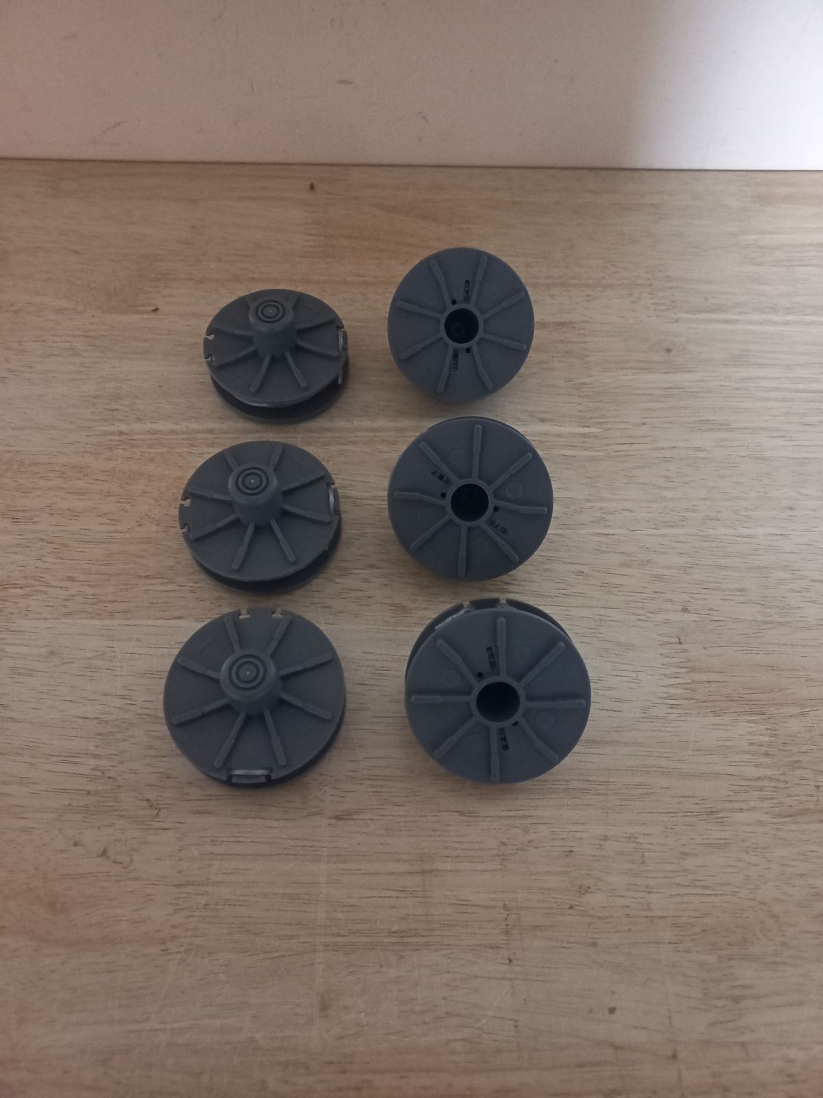 Coil for trimmer with fishing line 6 pcs