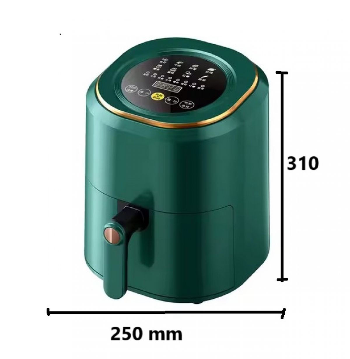 Air fryer 7.5 l, Green