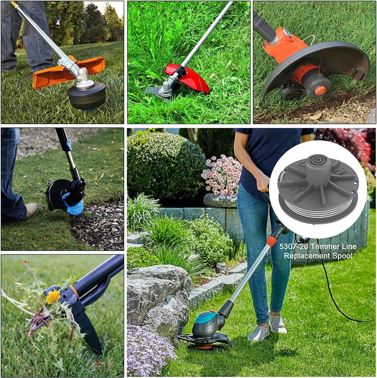 Coil for trimmer with fishing line 6 pcs