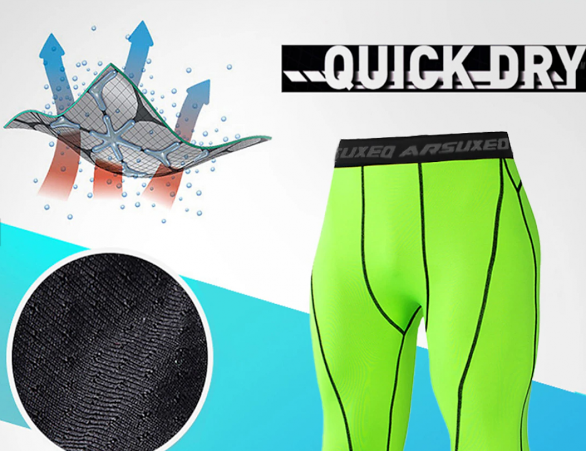 Arsuxeo Men Compression Pants