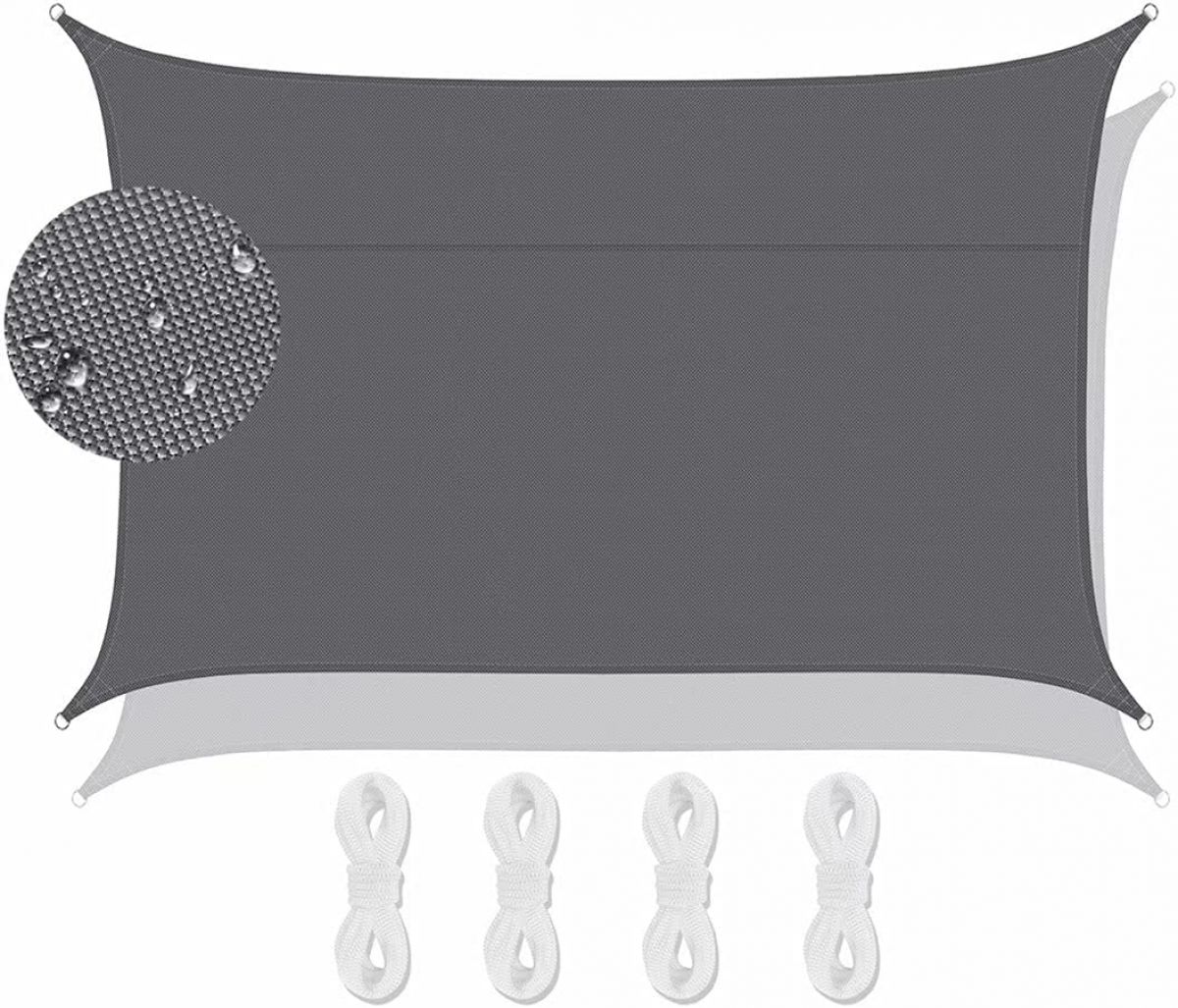 Lanbent waterproof sun visor 4×5 m, gray
