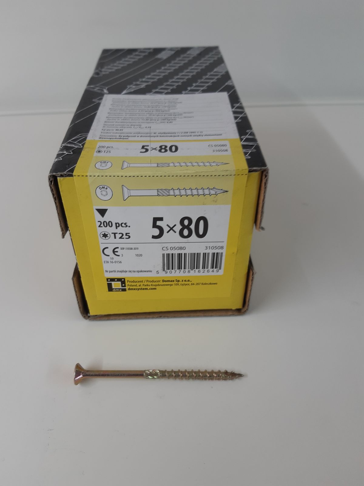 Wood screws CS 5x80 (200 pcs / pack)