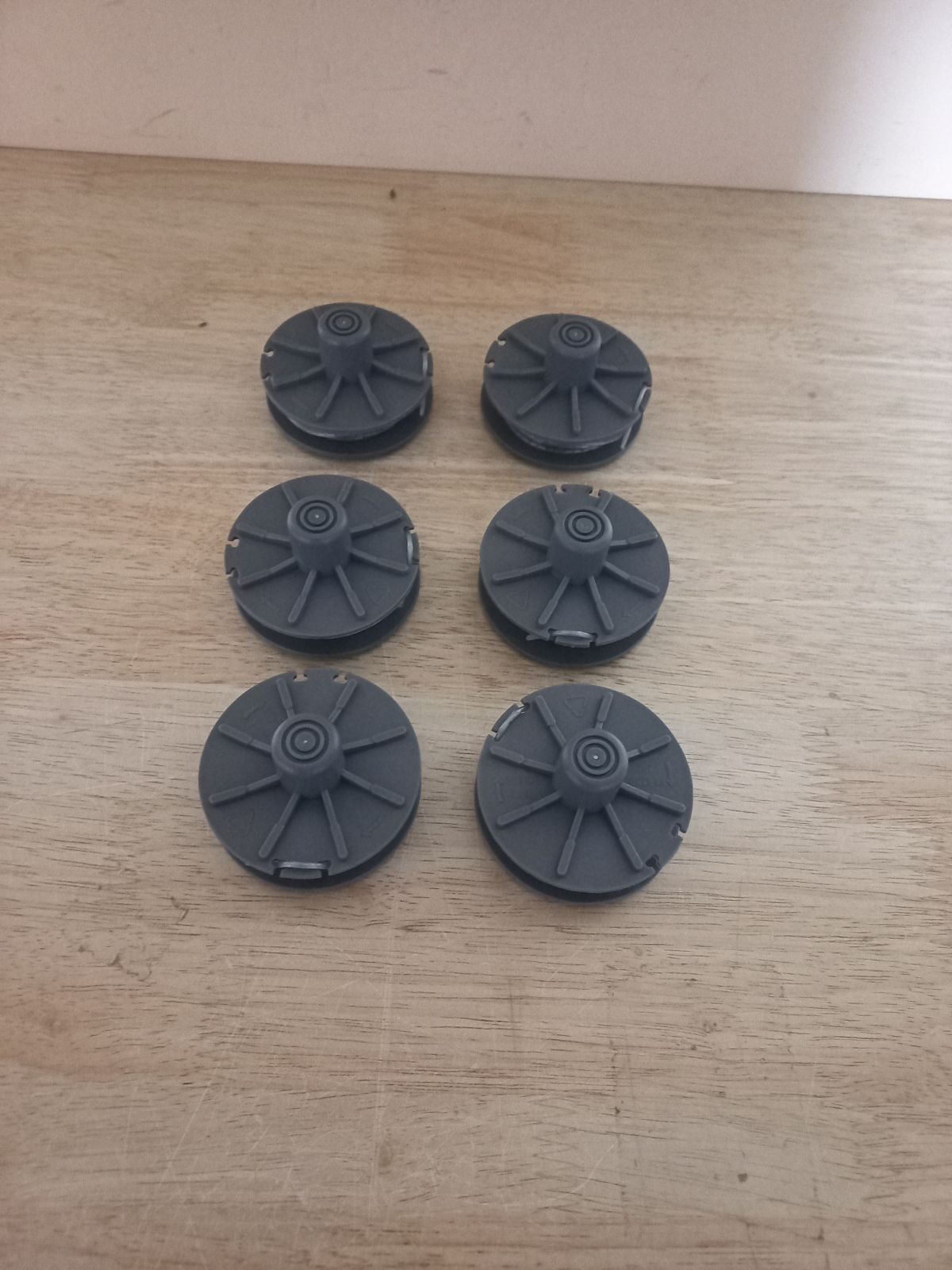 Coil for trimmer with fishing line 6 pcs
