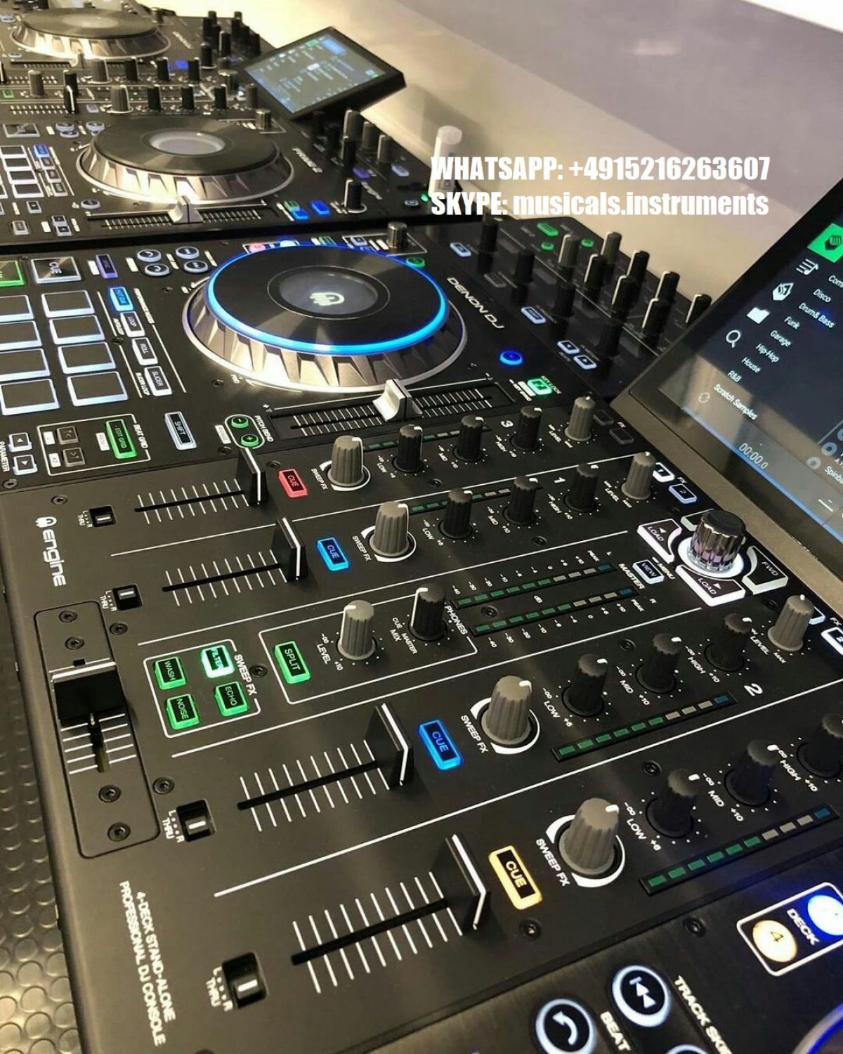 Вендо Нуово Denon DJ Prime 4+W, Denon SC6000M Prime, Denon DJ X1800 Prime, Denon Dj Sc5000 Prime, Denon DJ S11, AlphaTheta XDJ-AZ, AlphaTheta OMNIS-DUO, AlphaTheta DDJ-GRV6, Pioneer DJ OPUS-Q