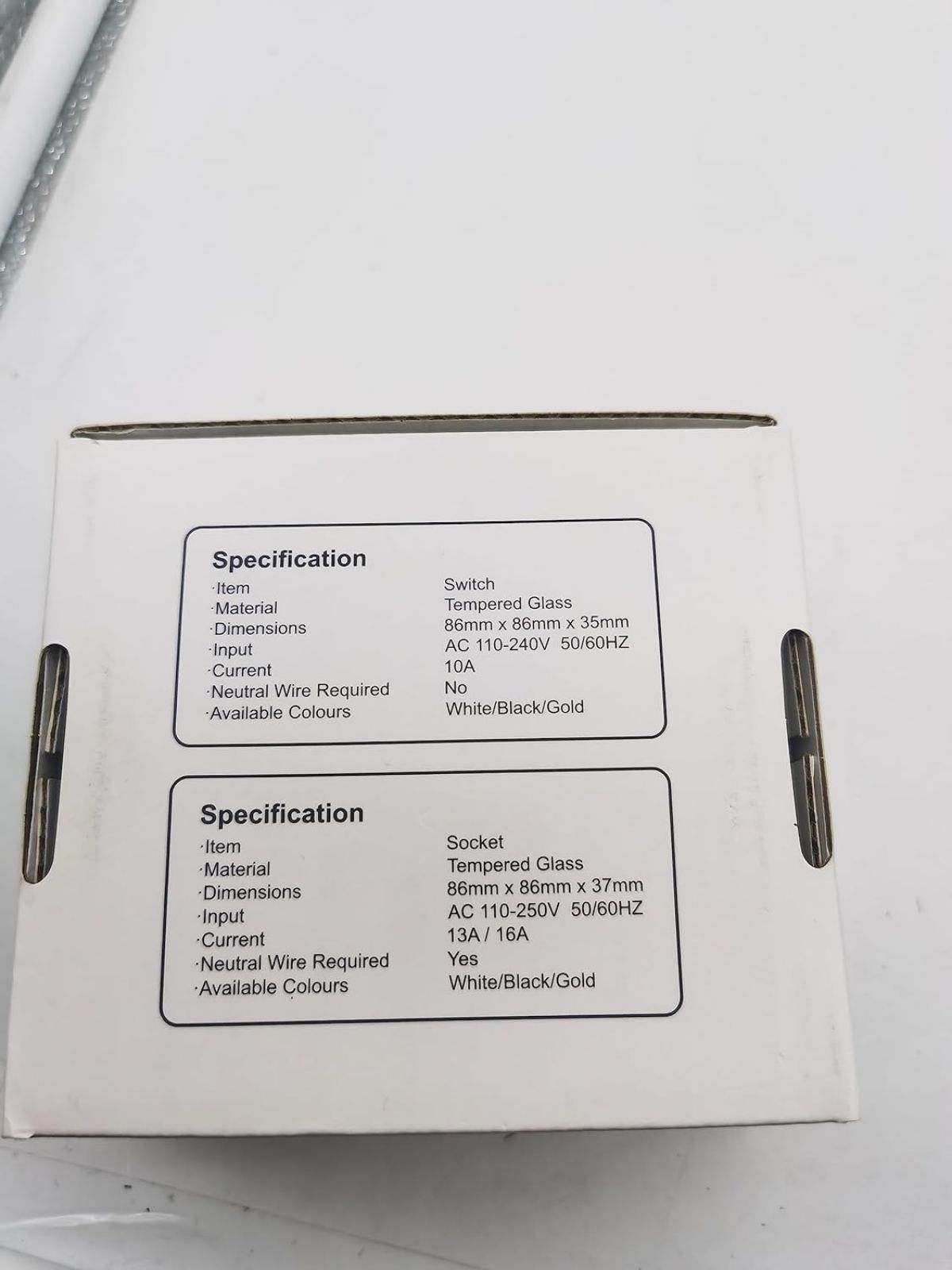 BSEED Touch Light Switch 1-Gang