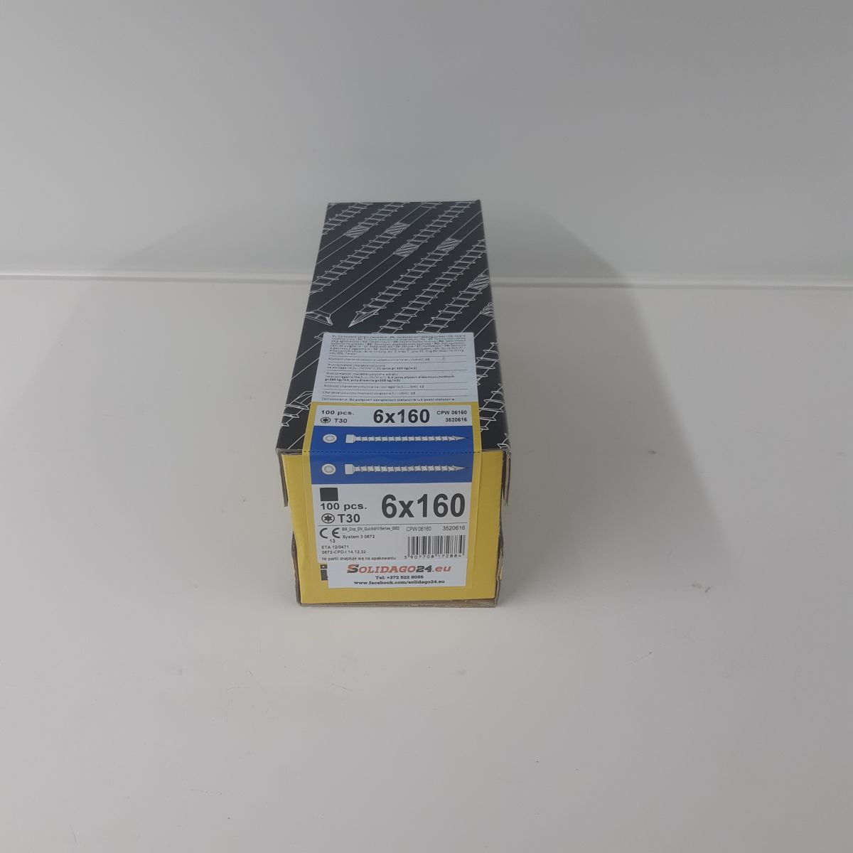 Шурупы по дереву CPW 6x120 100шт/пачка