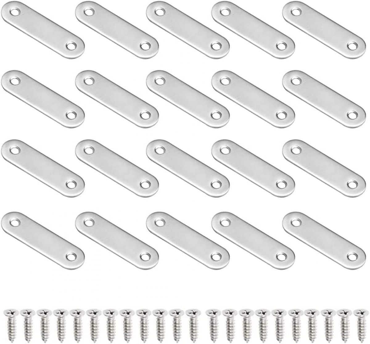 Nailing plate 55x16x2mm (40pcs)