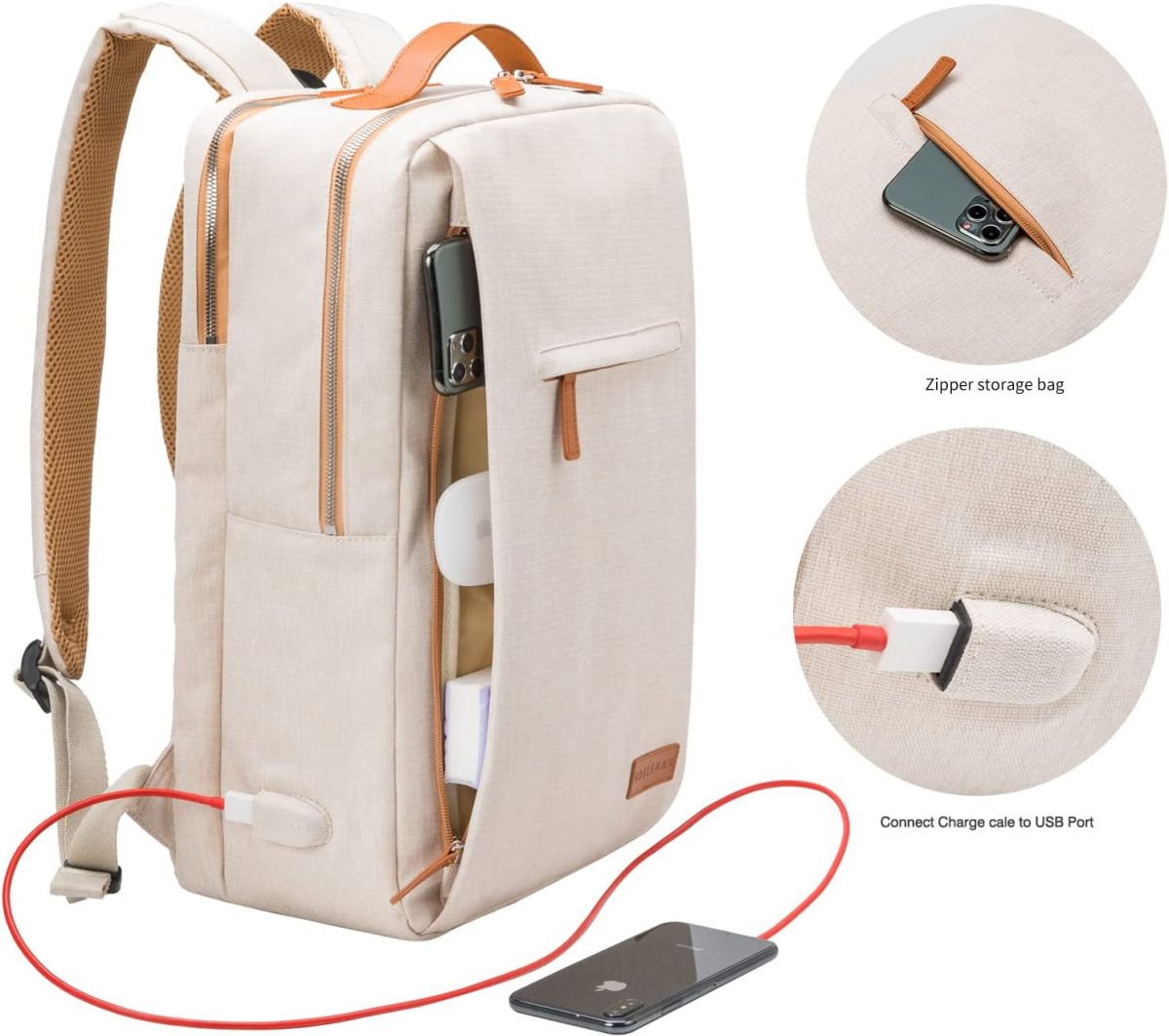 Backpack beige