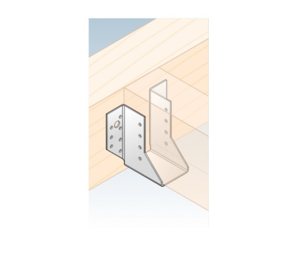 Joist hanger 51x105x75x2,0 mm