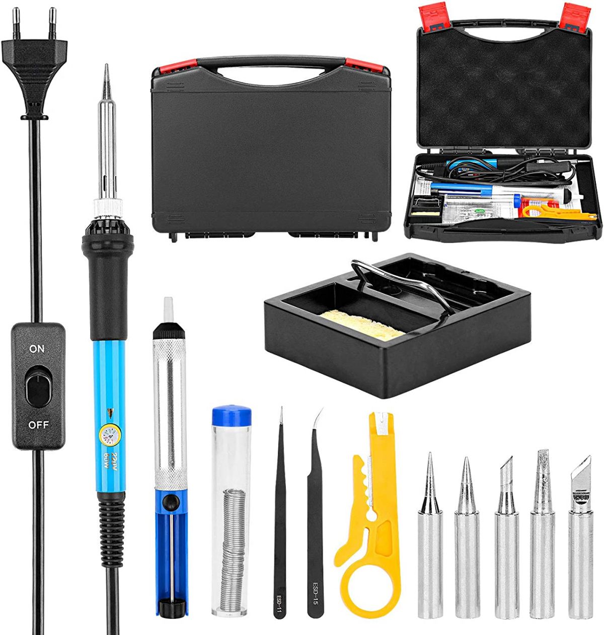 Soldering iron 13-piece set