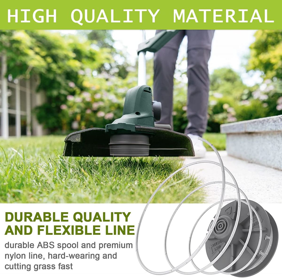 Coil for trimmer with fishing line 6 pcs