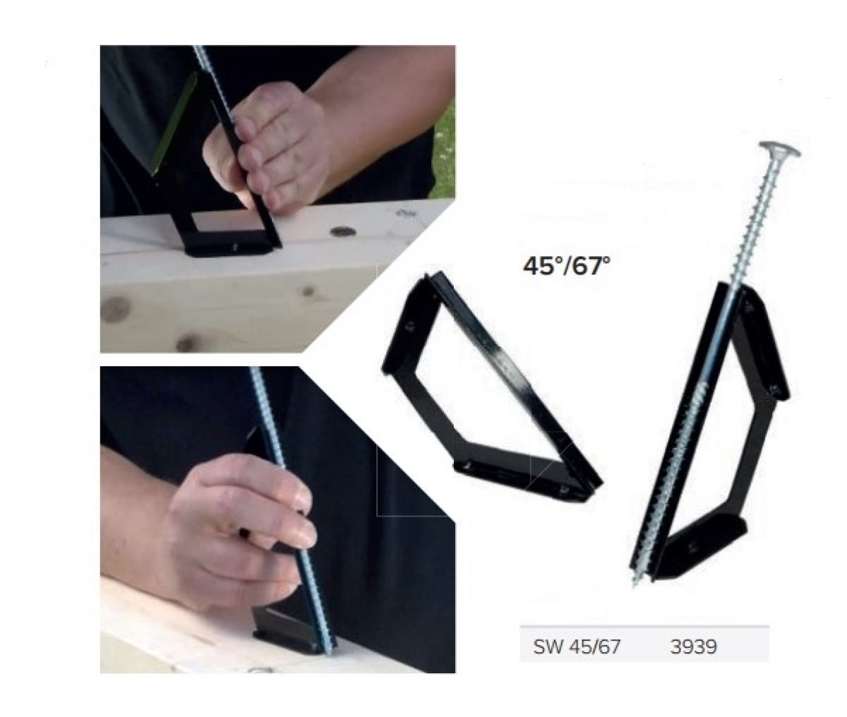 SW 45/67 Screw-in template for 45° / 67° angle