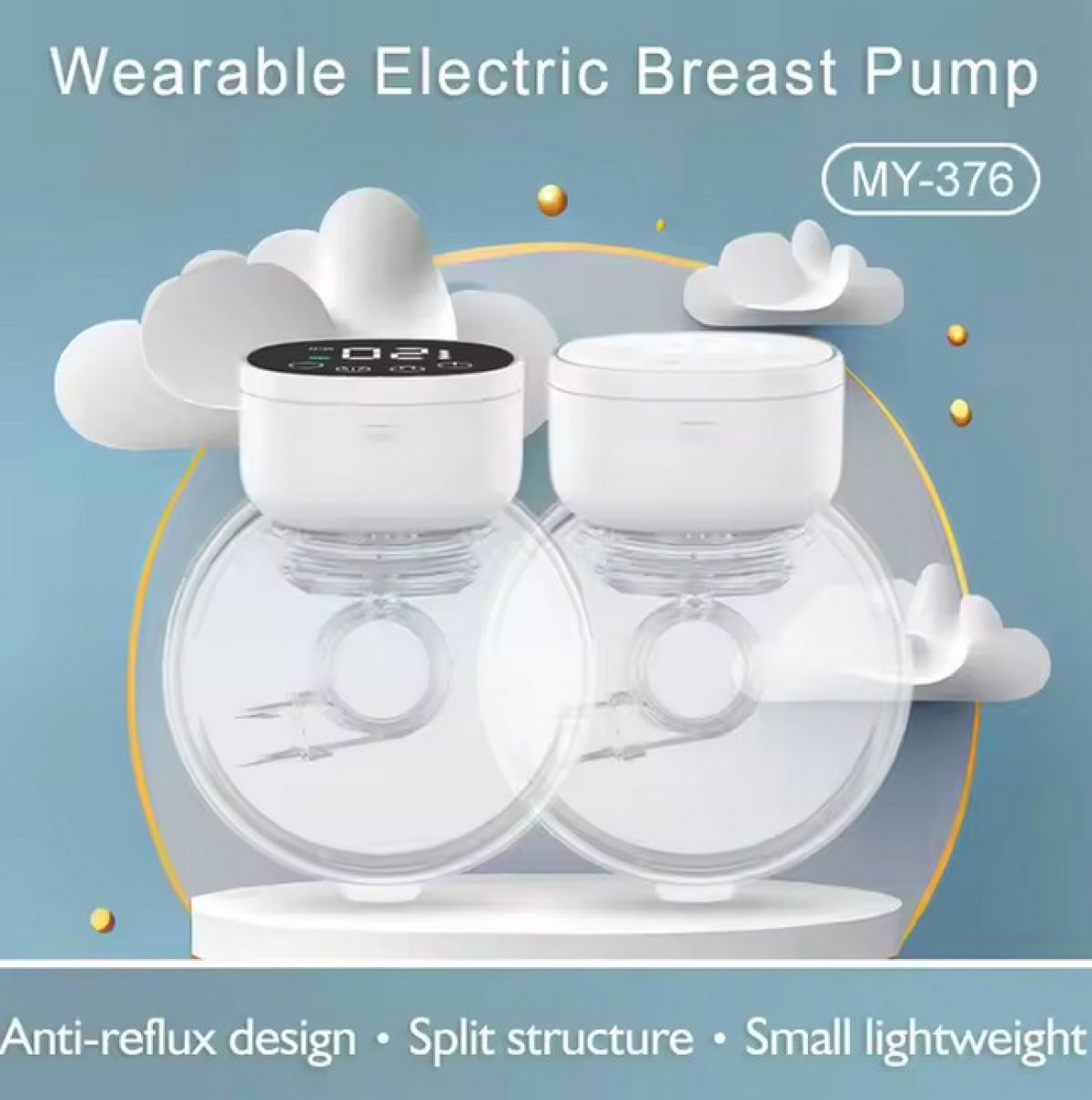 Electric Wearable Breast Pump MY-376