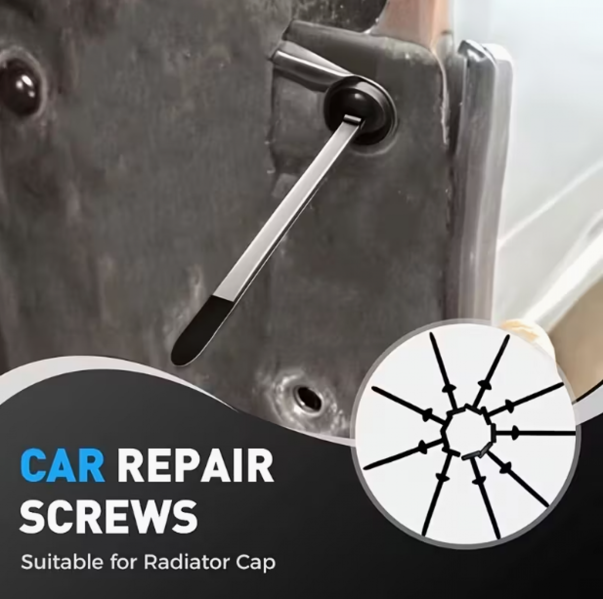 Набор зажимов для крепления автомобиля (200шт/100компл.)