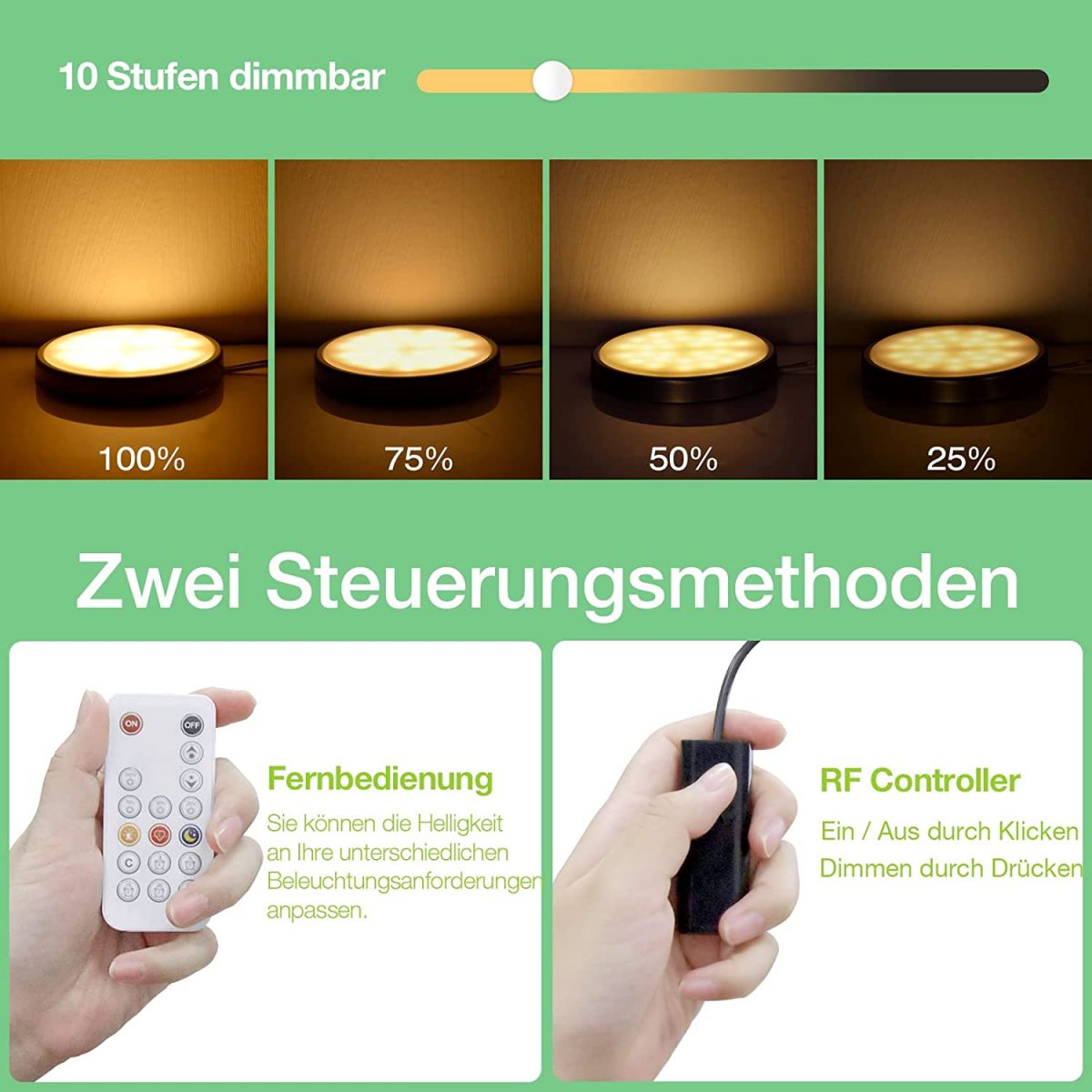 Кухонное LED освещение WOBANE, 6 шт.